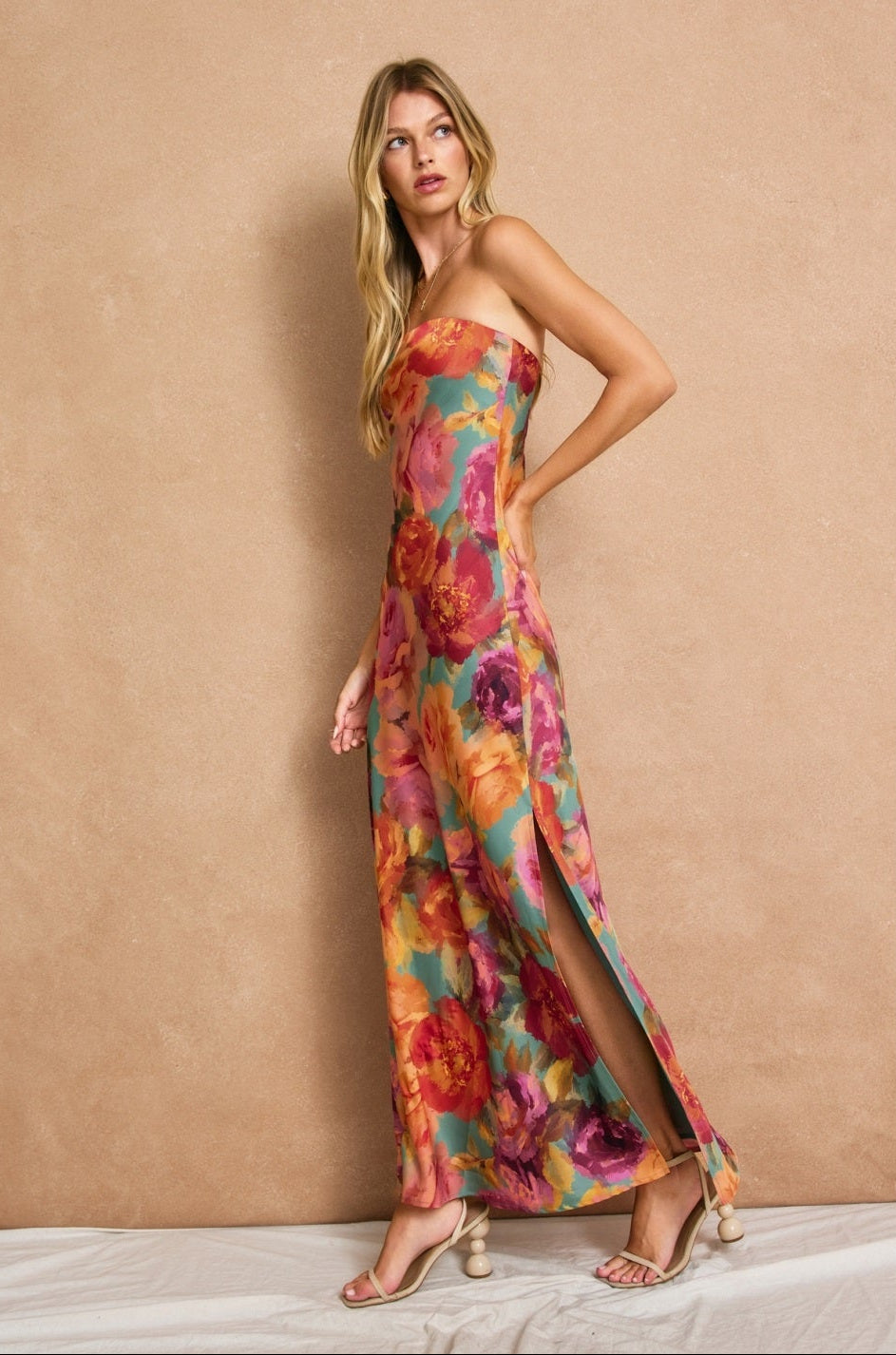 No One Else Strapless Maxi Dress