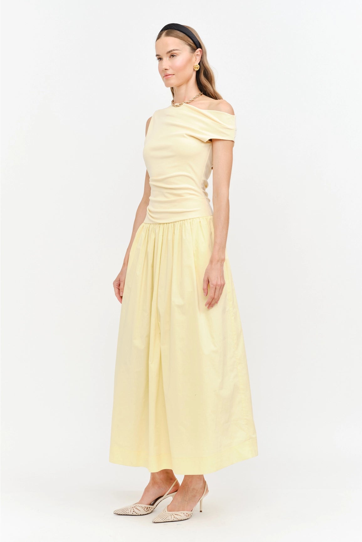 Audrey Maxi Dress - Butter Yellow