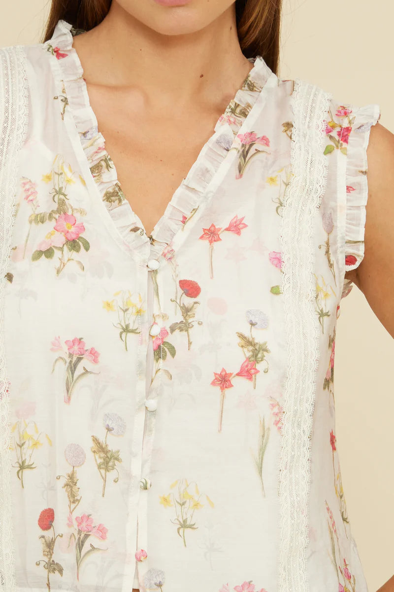 Olina Floral Top