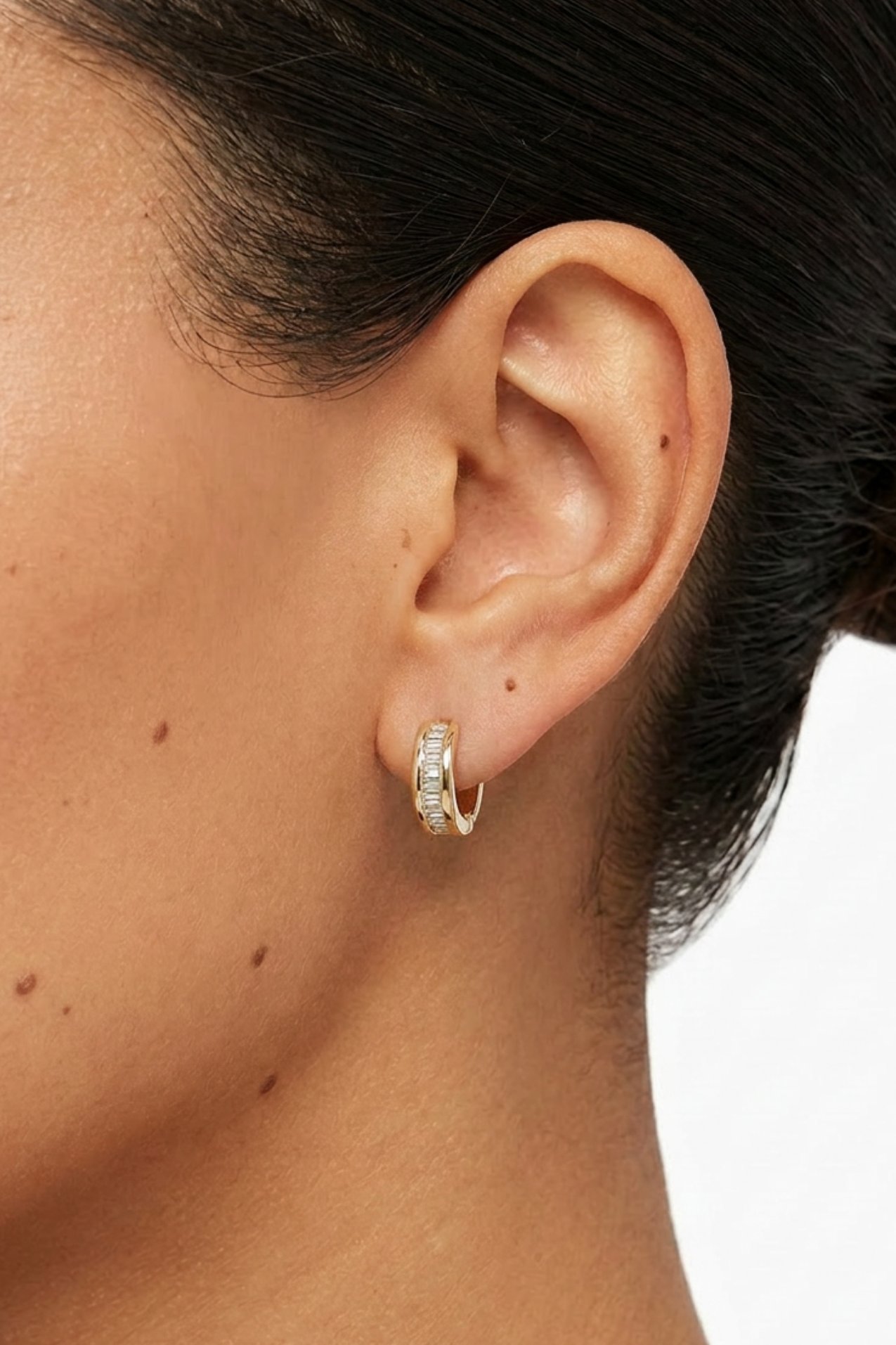 18K Selena Baby Hoop Earrings