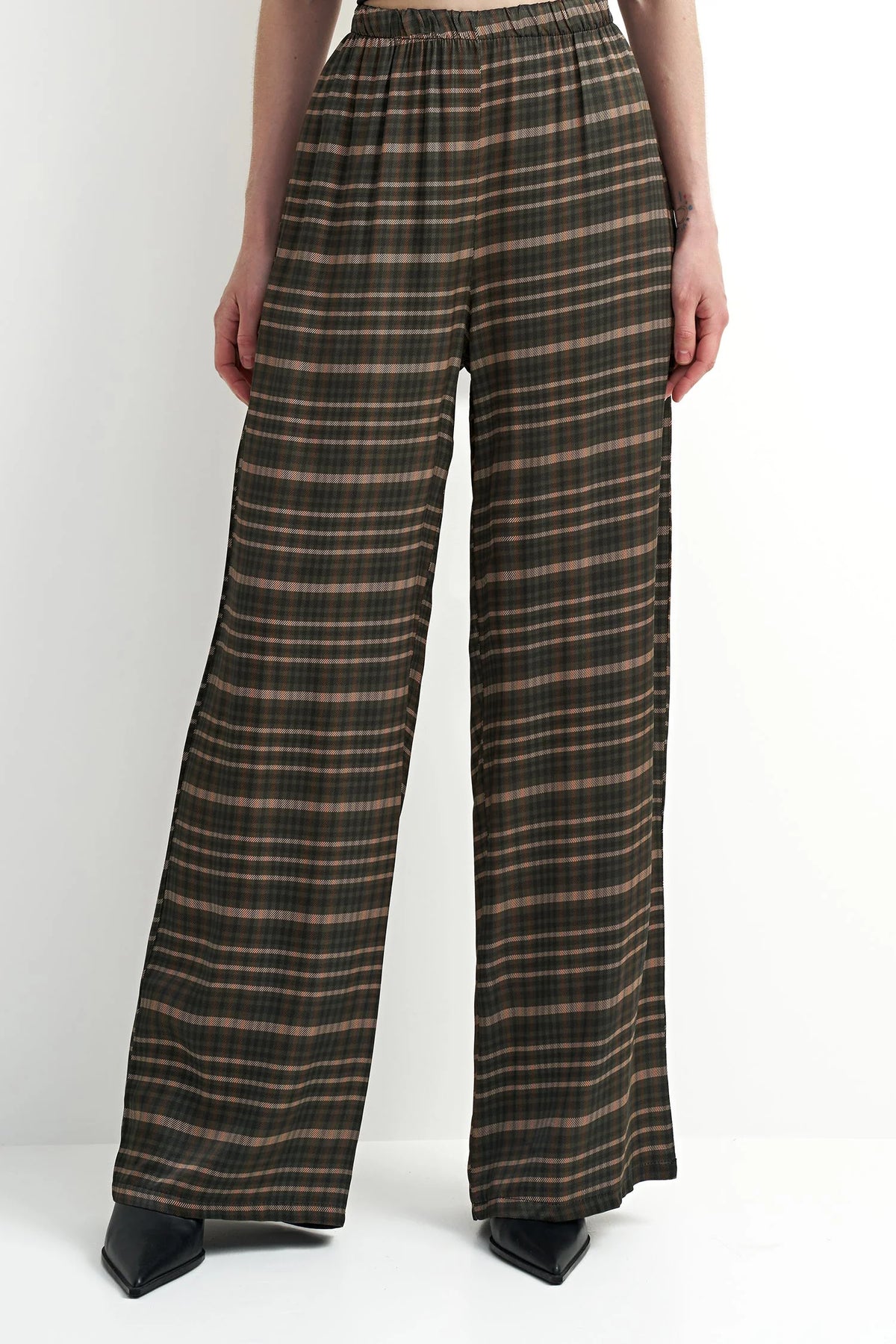 Meadow Pant - Green Plaid