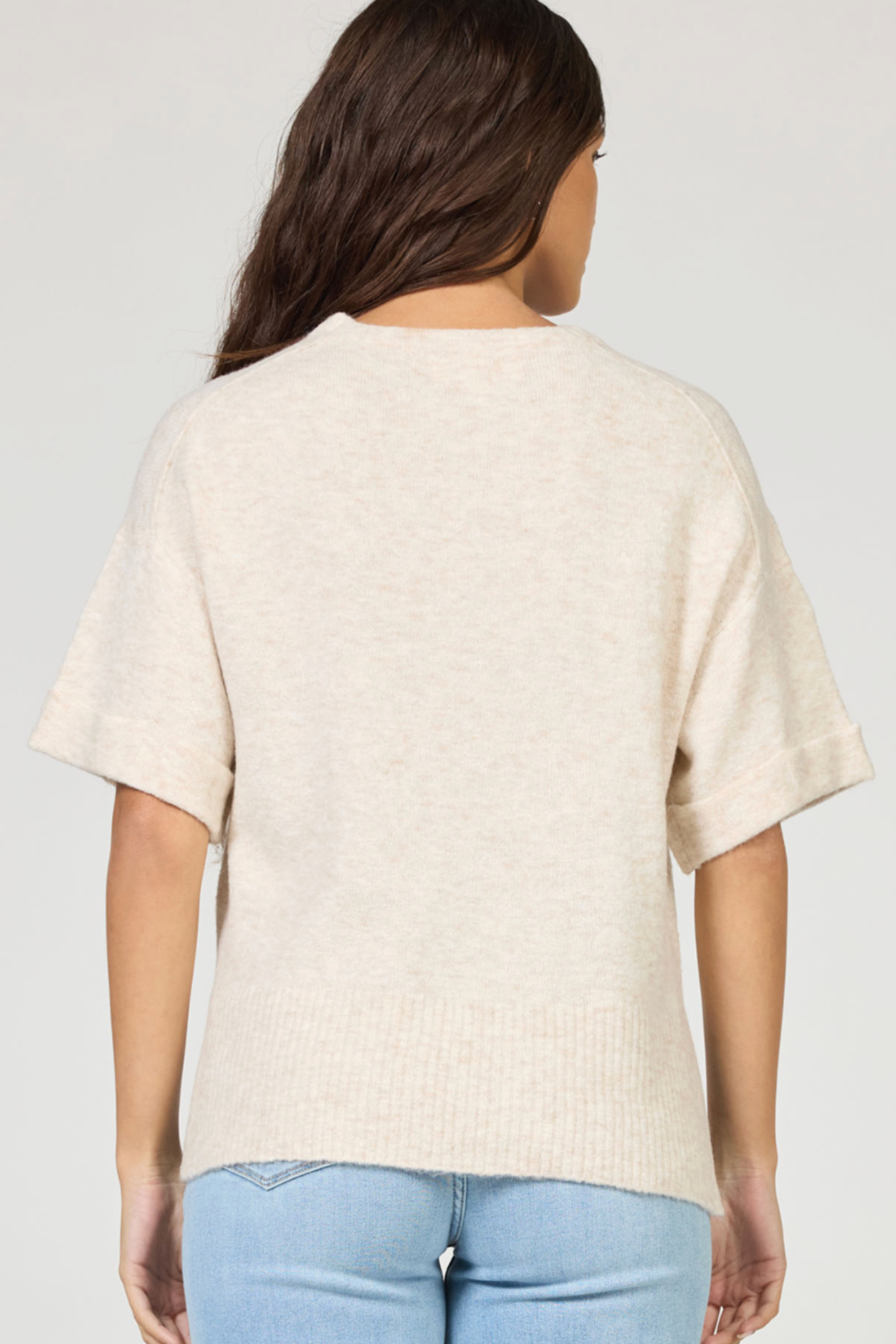 Catrina Sweater - Heather Oatmeal