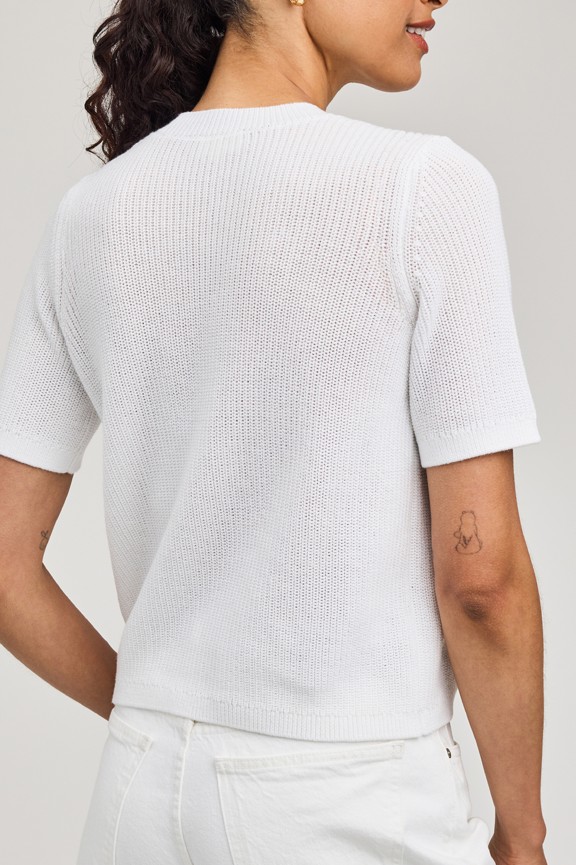 Faye Sweater - White