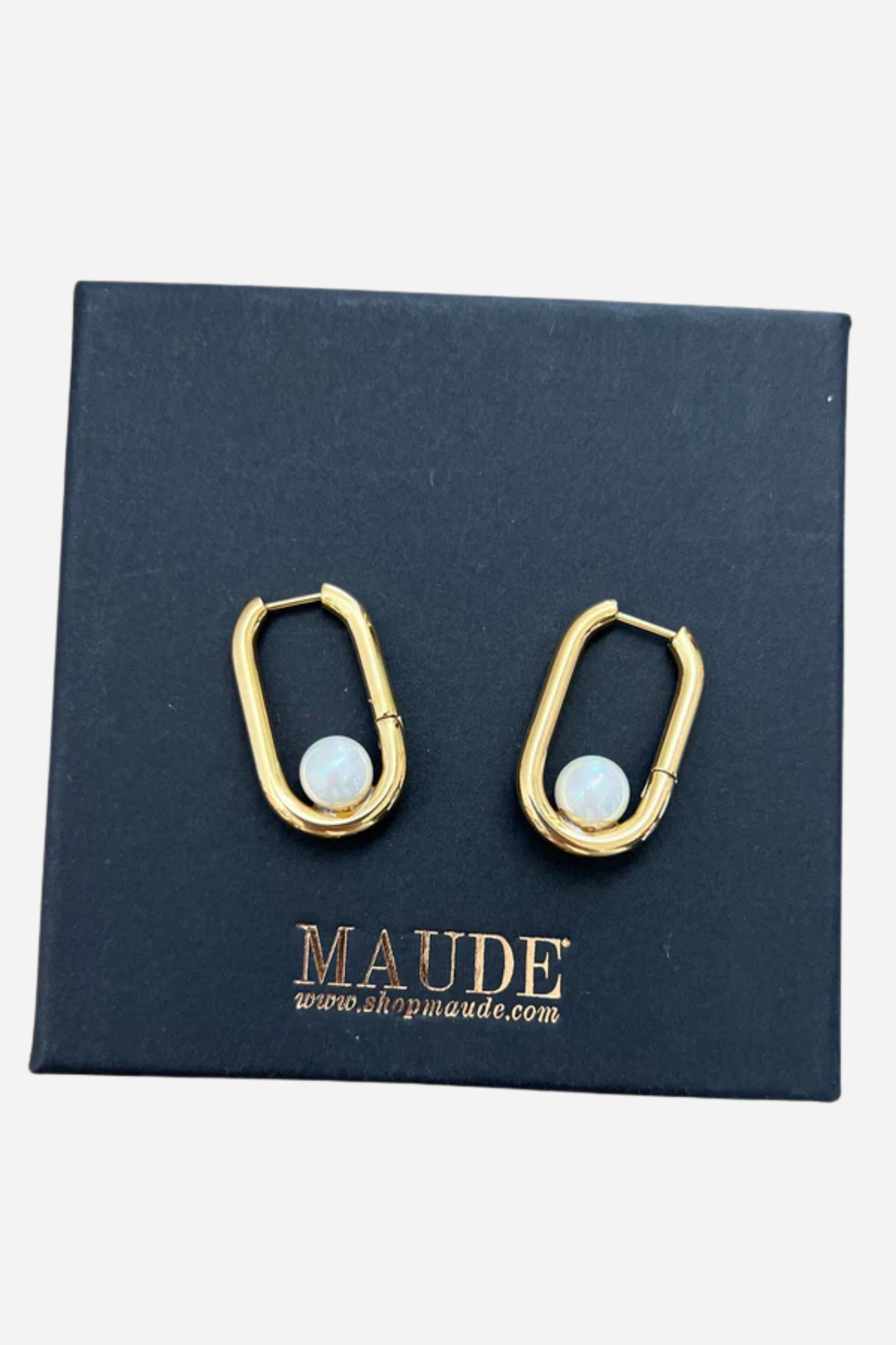 18K Iris Pearl Earrings