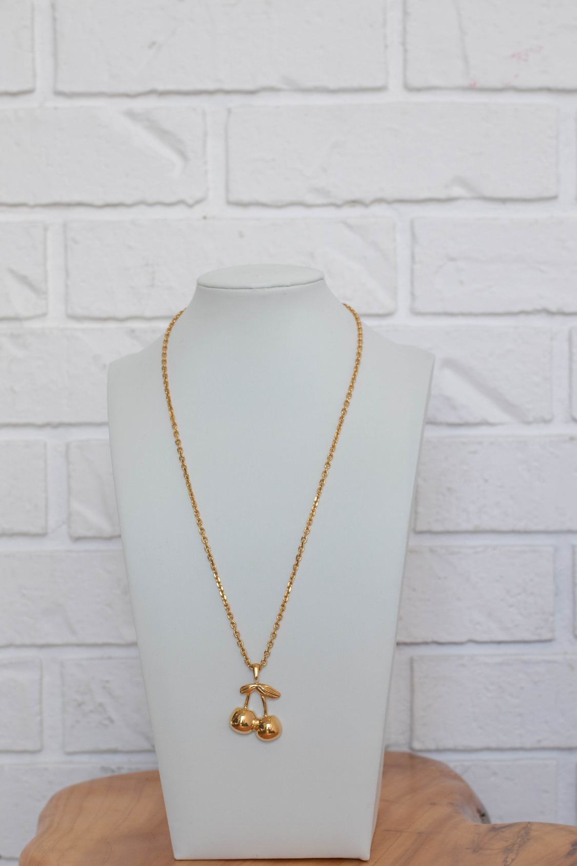 18K Summer Cherries Necklace