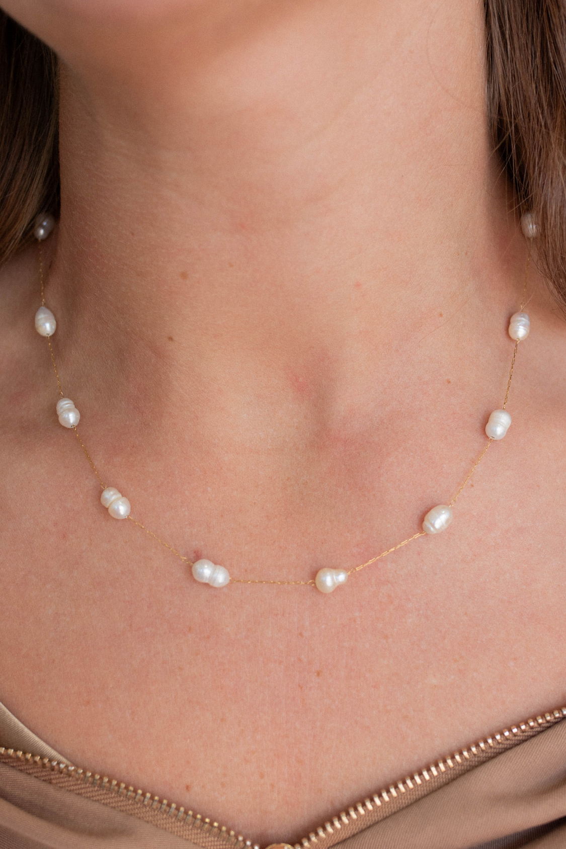 18K Eliana Pearl Necklace