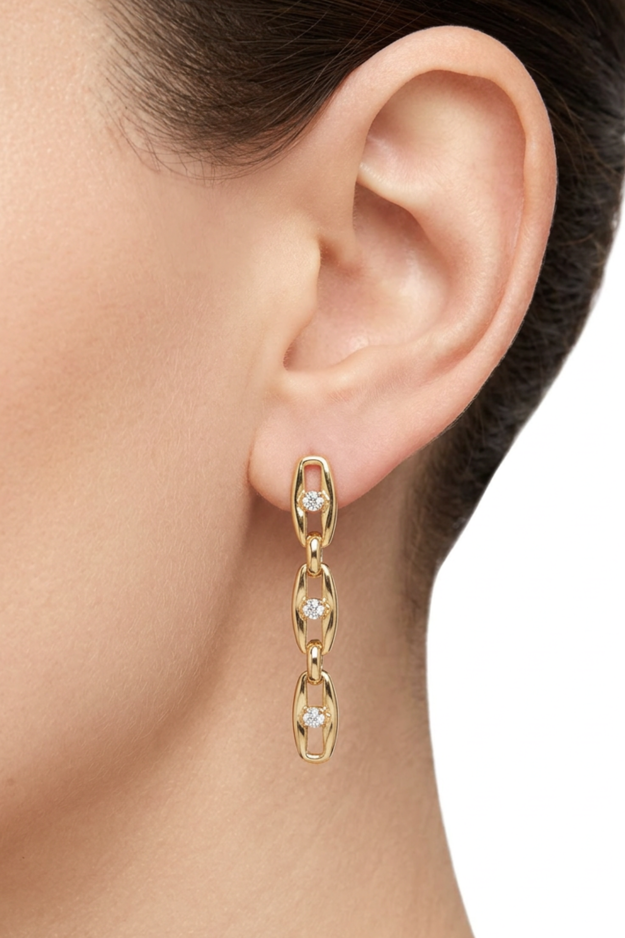 18K Khloe Chain Earrings
