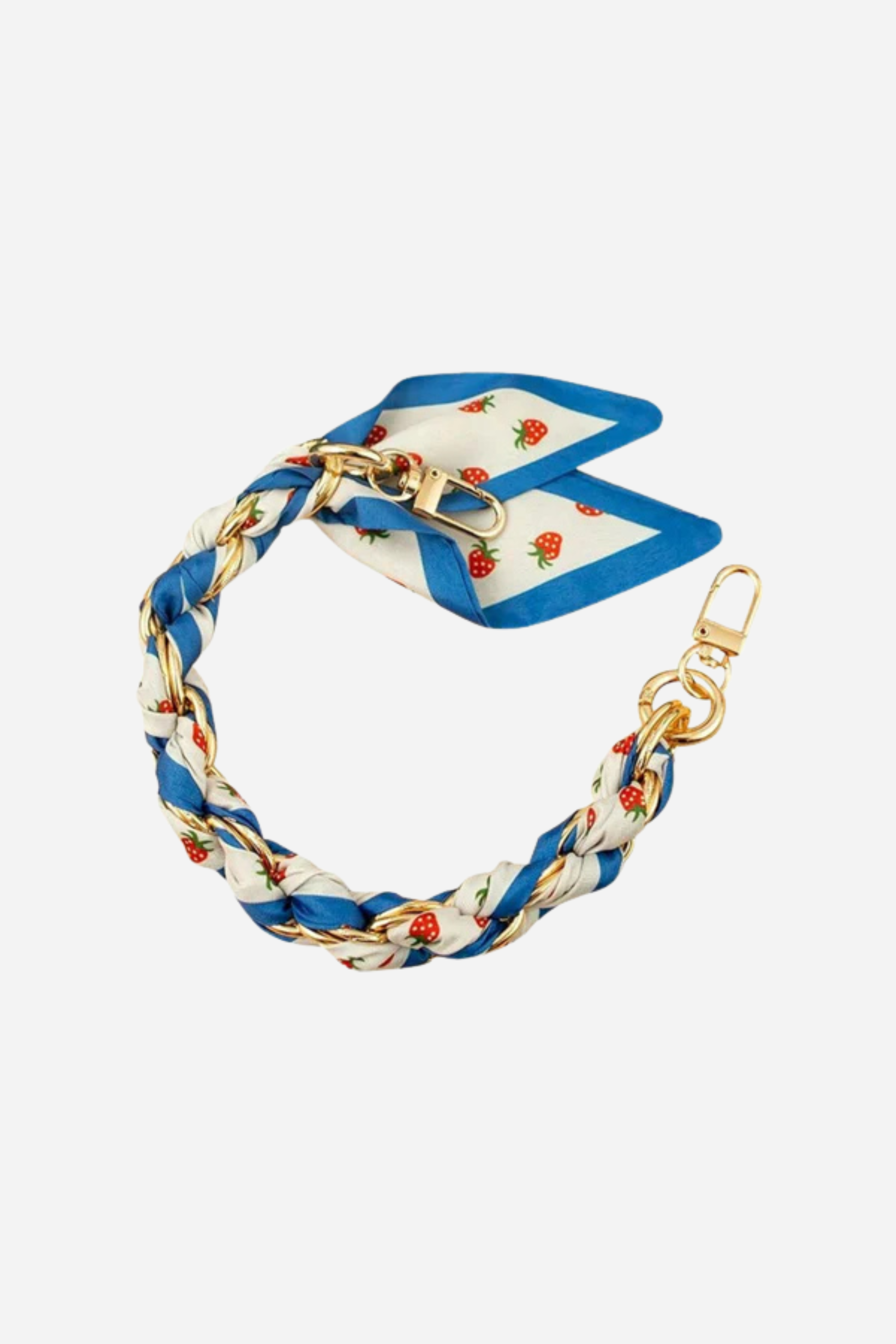 Gold Phone Chain - Strawberry Scarf