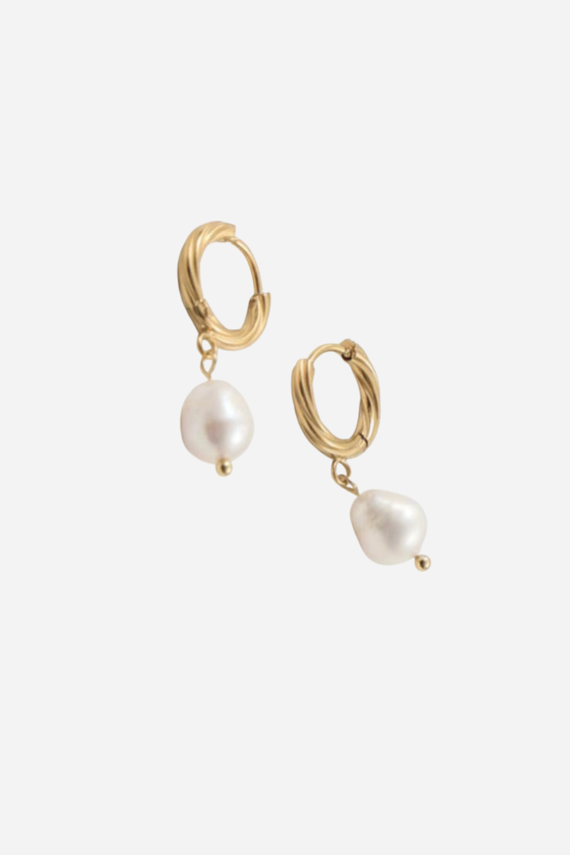 18K Willow Pearl Earrings
