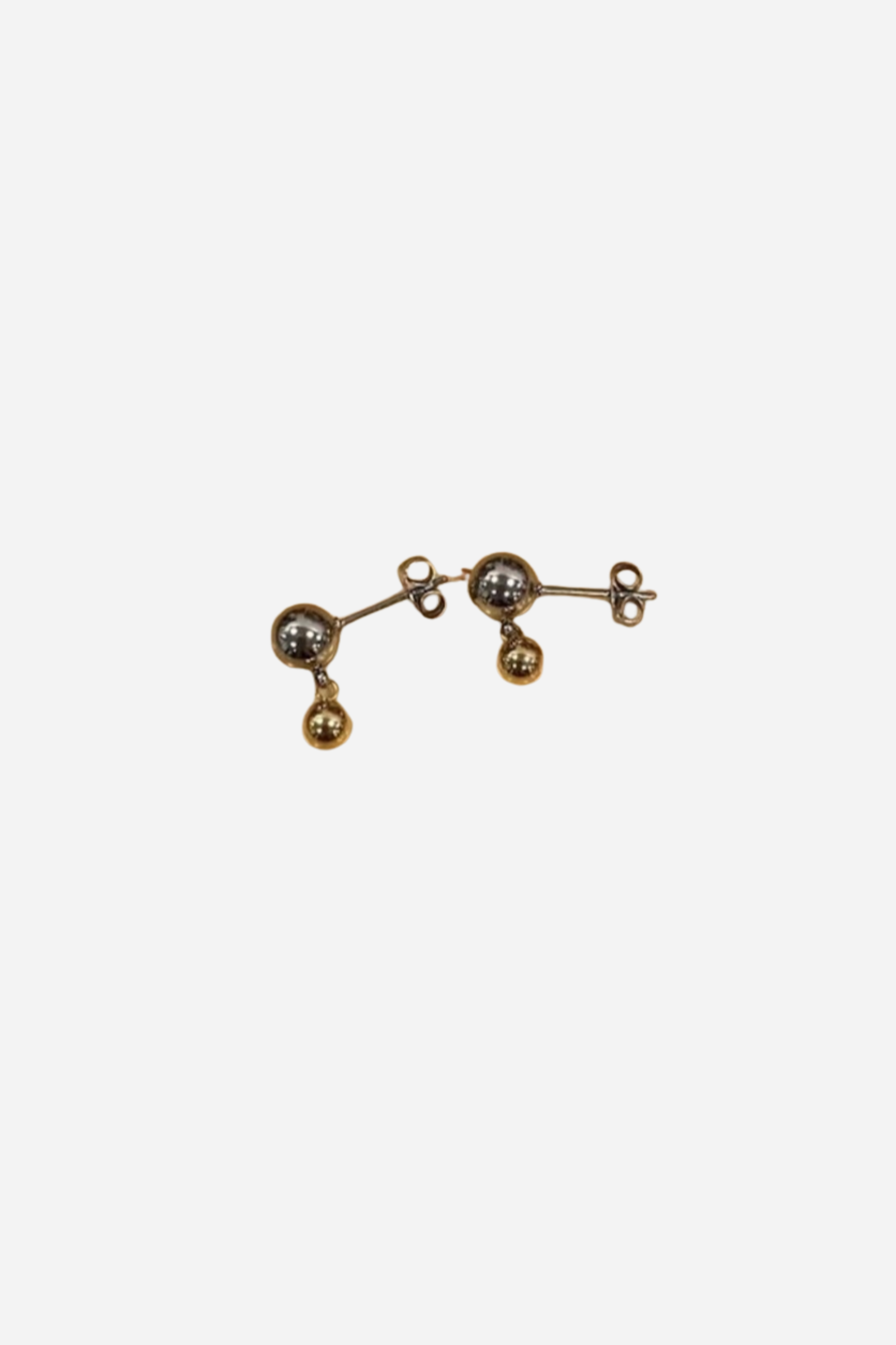 18K Grace Mixed Metal Earrings