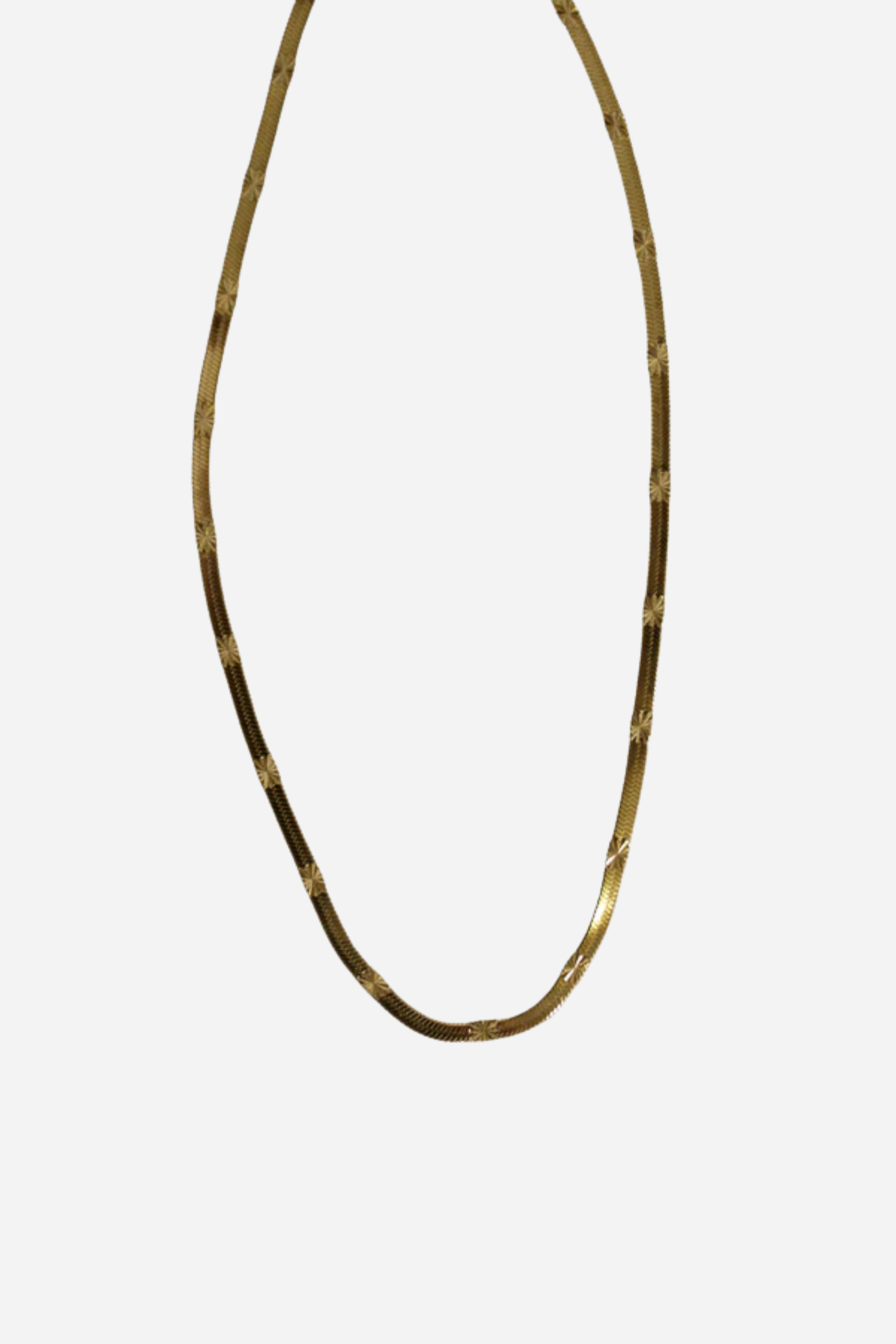 18K Margot Star Herringbone Necklace