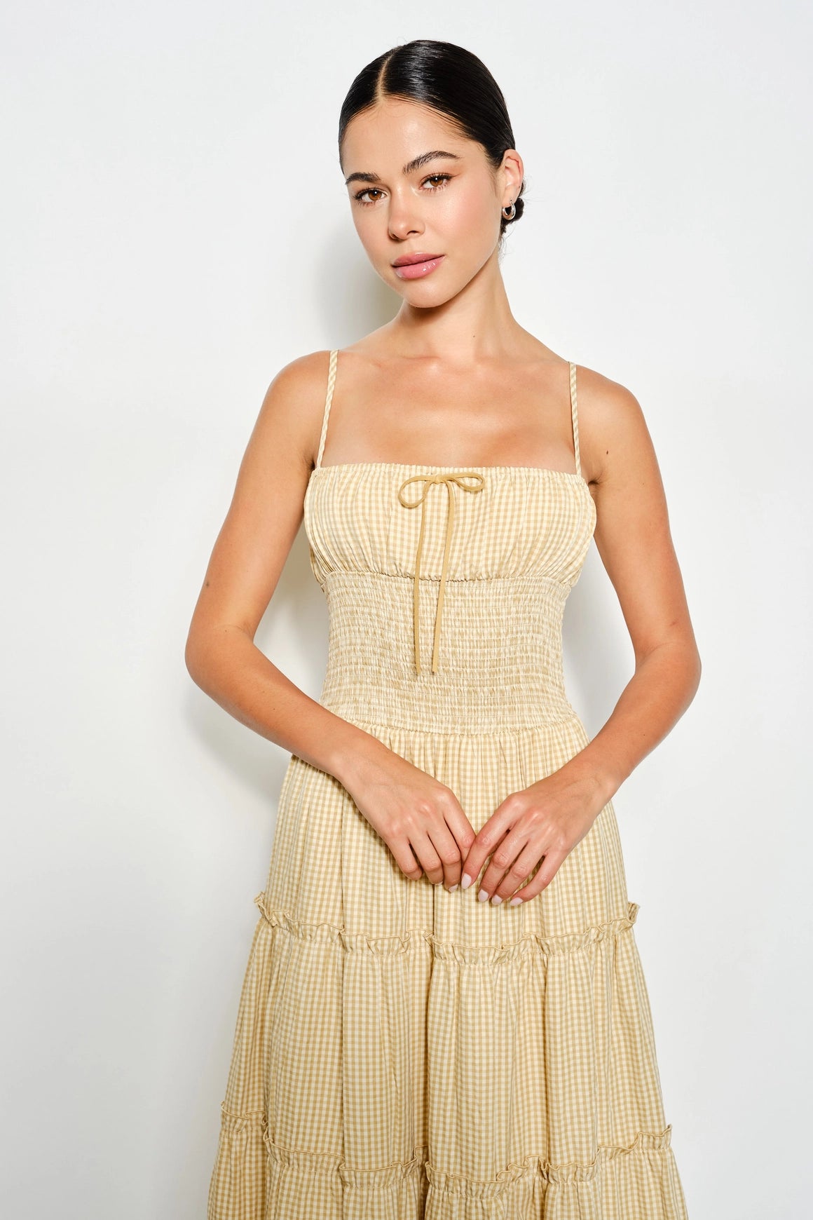 Abigail Smocked Waist Maxi Dress