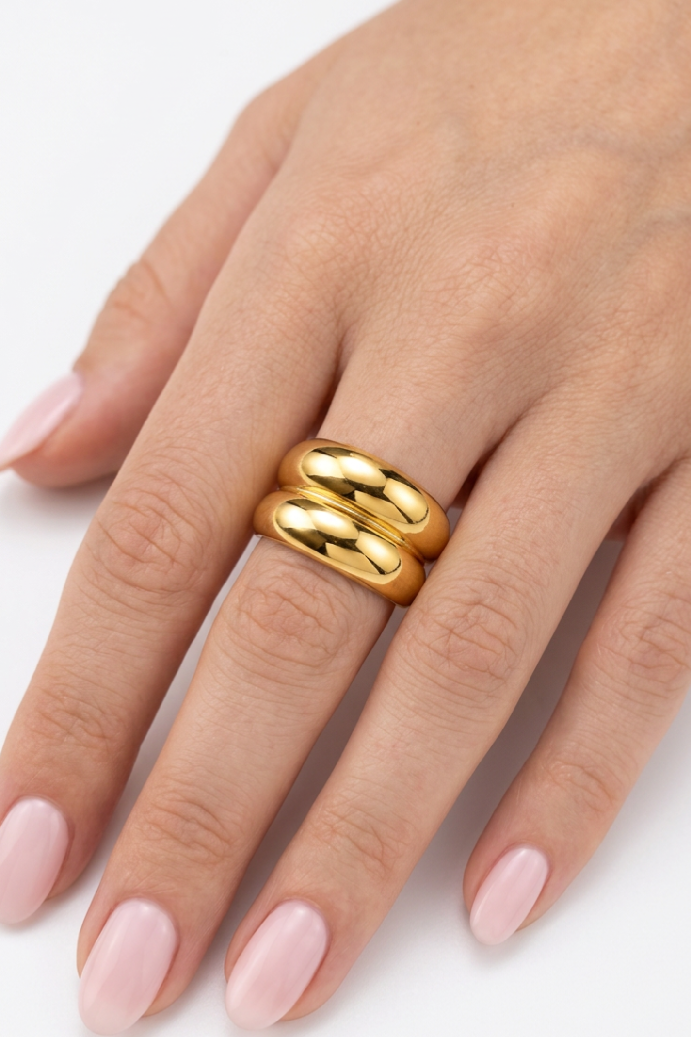 18K Alix Double Statement Ring