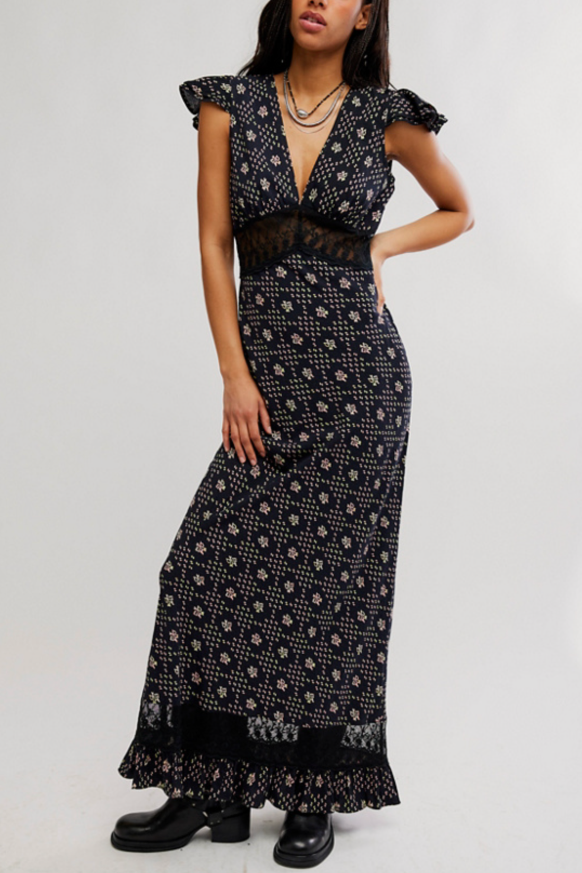 Free People - Eternal Soul Maxi Dress - Black