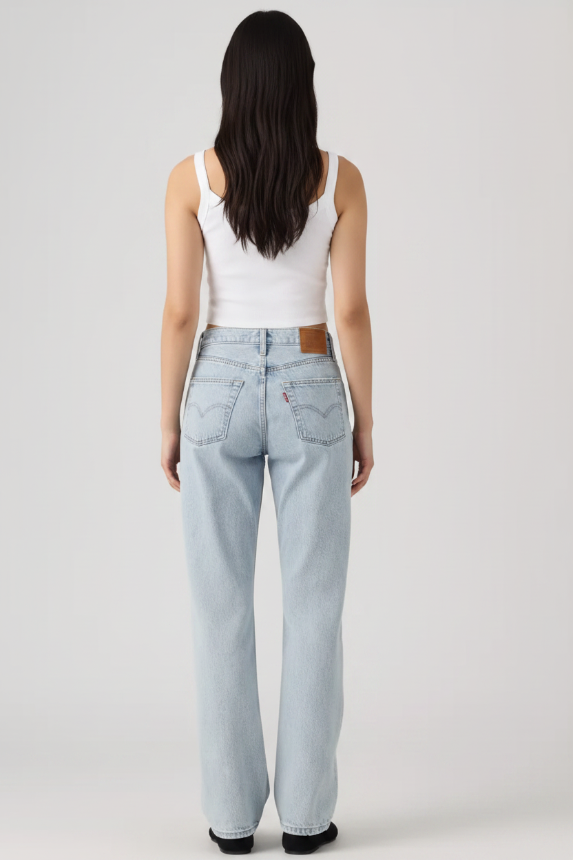 Levi's Easy Dad Jeans - Fan Flare