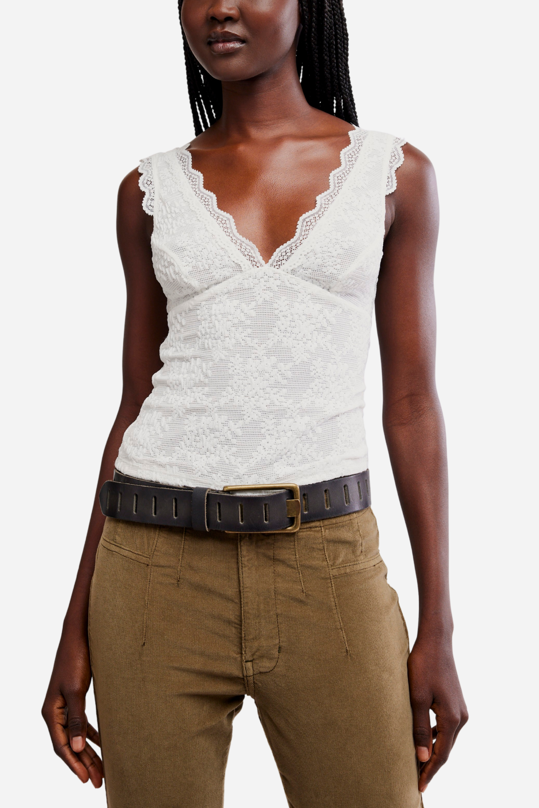 Free People Loved You First Lace - Tea