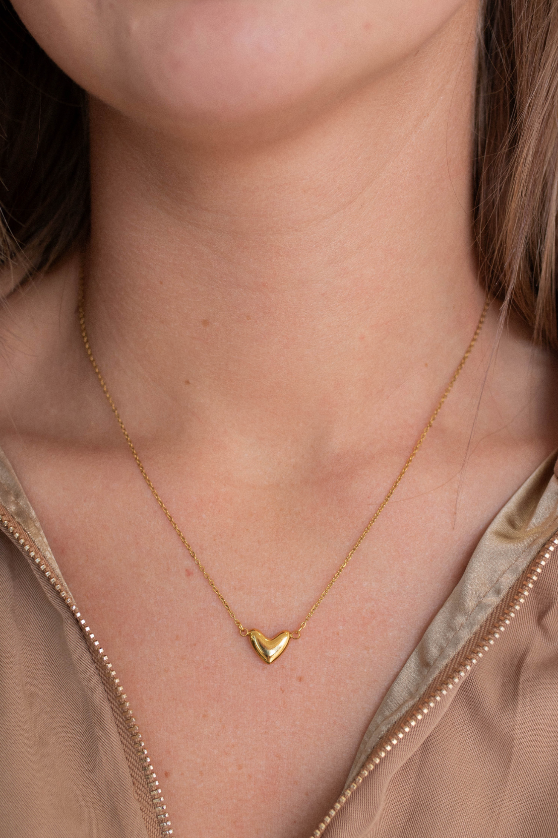 18K Mini Heart Necklace