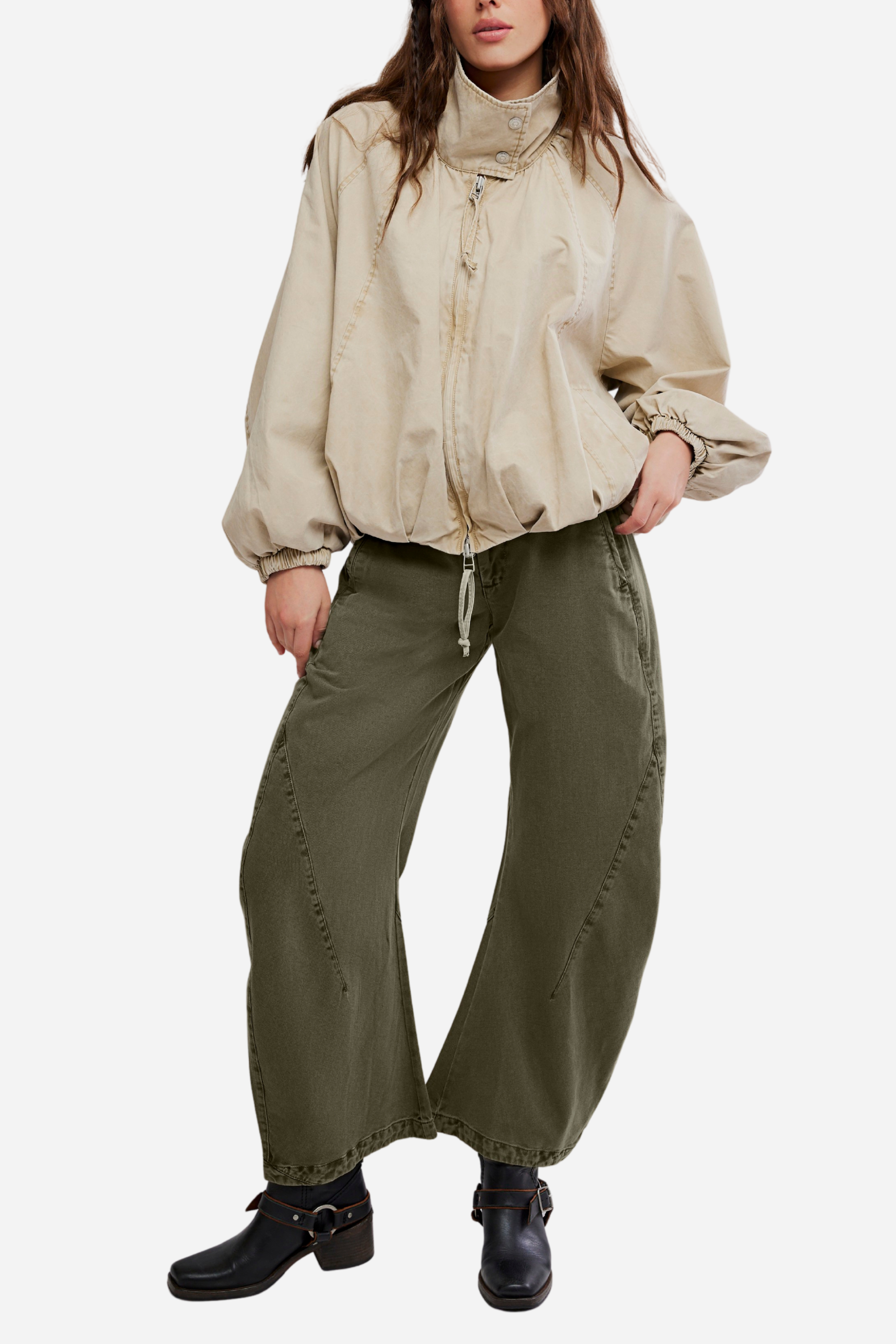Free People Chelsea Jacket - Oatmeal