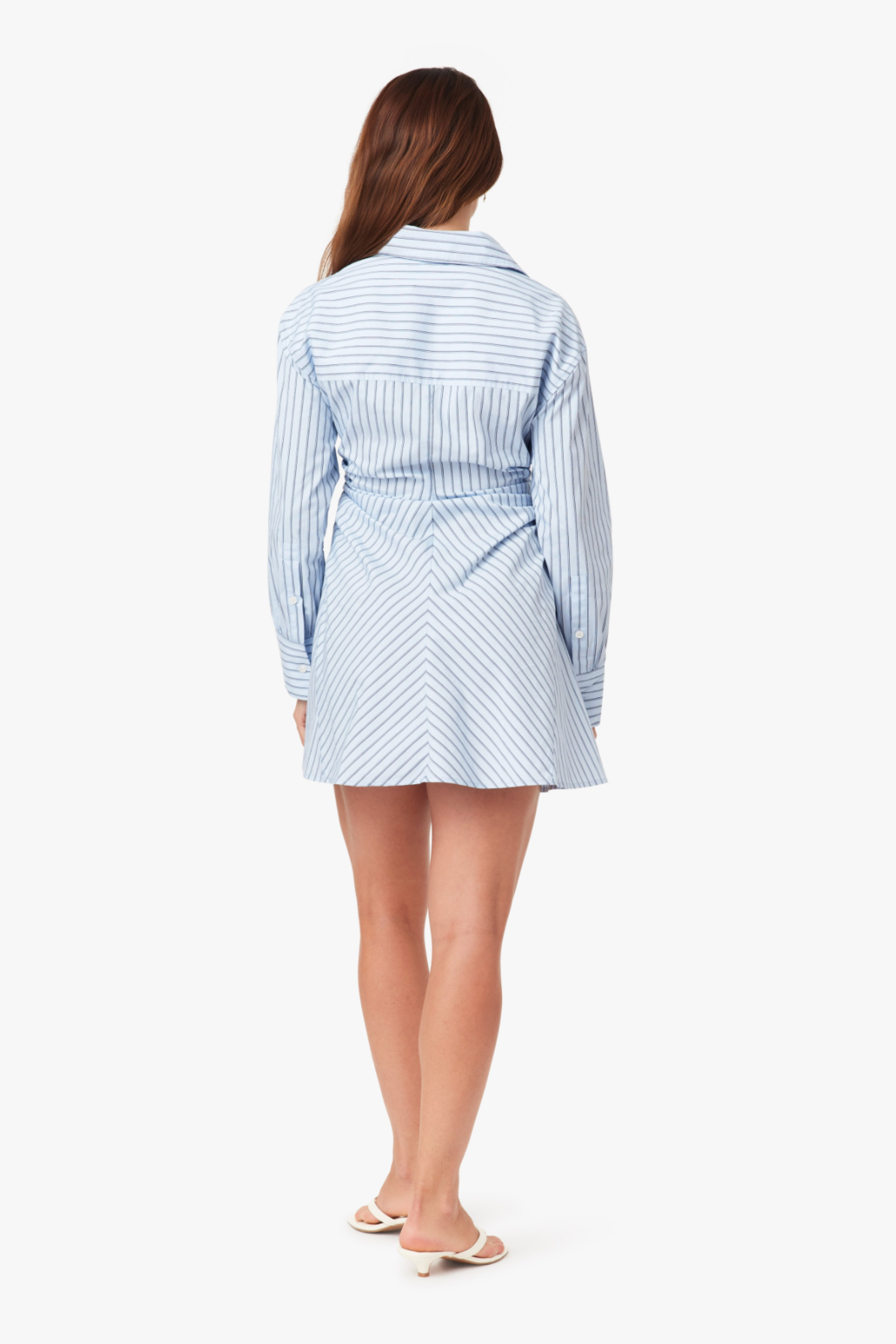 Habitual - Striped Button Down Mini Dress