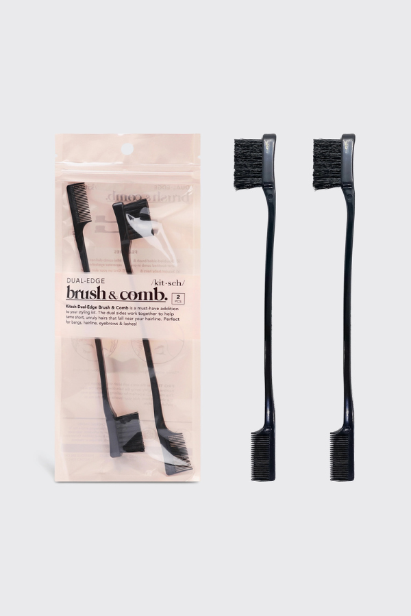 KITSCH Edge Brush & Comb - 2pc