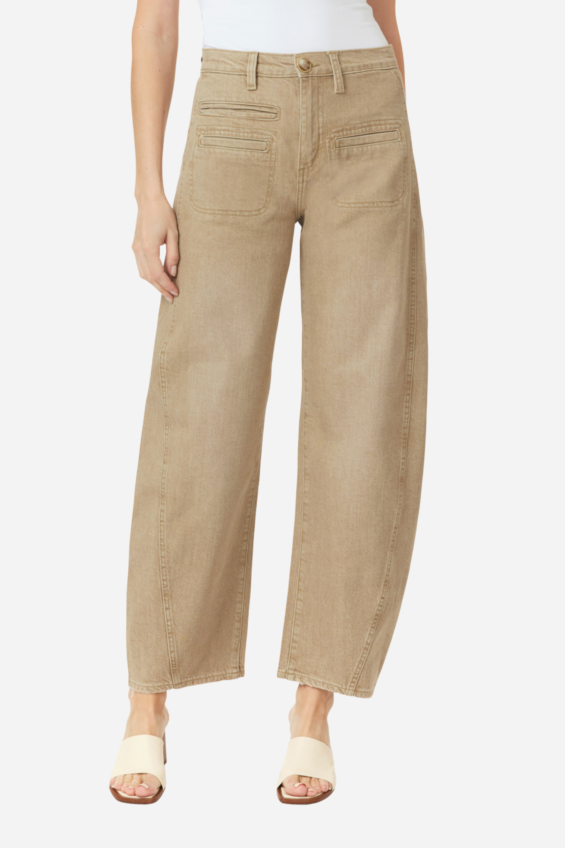 Habitual - Evie Barrel Pants - Brown