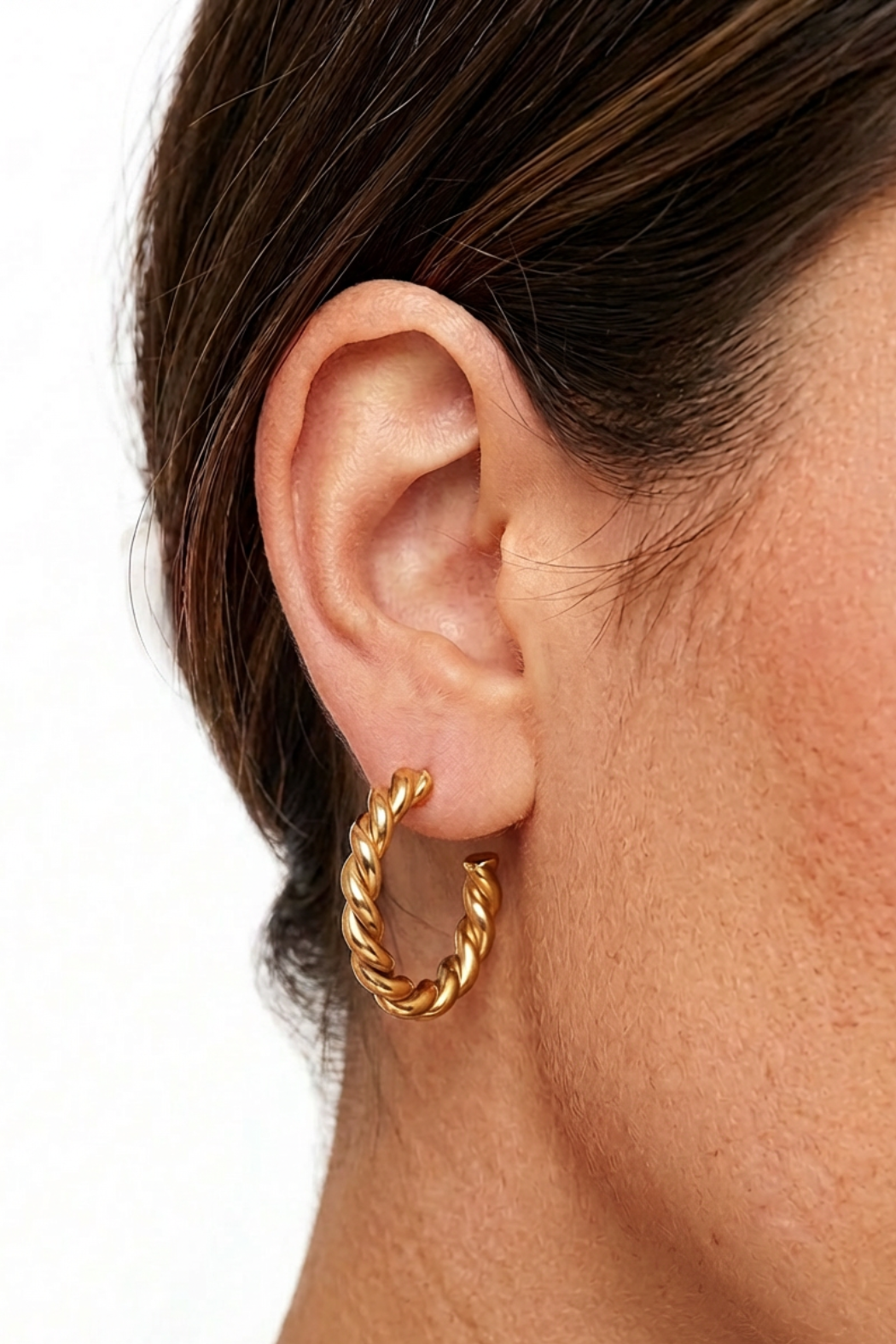18K Lillian Hoop Earrings