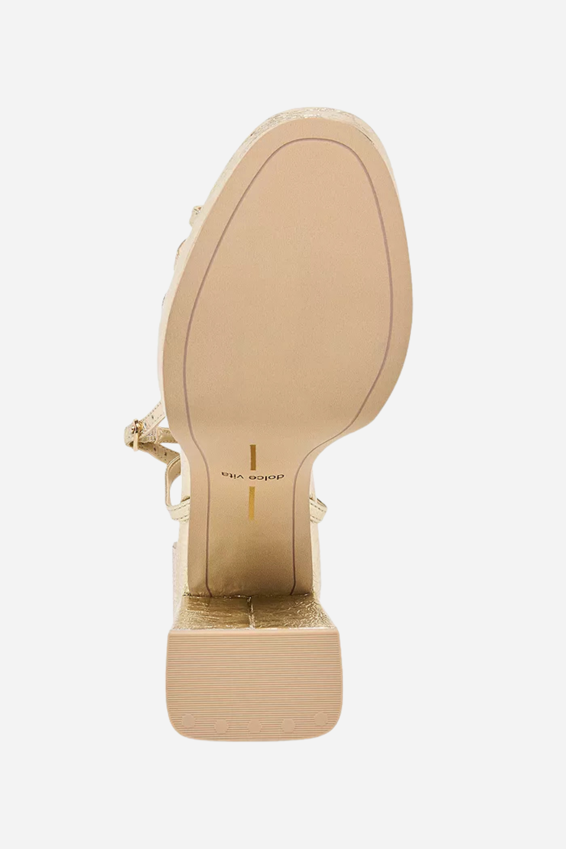 Dolce Vita Prady Platform Heels - Platinum Leather