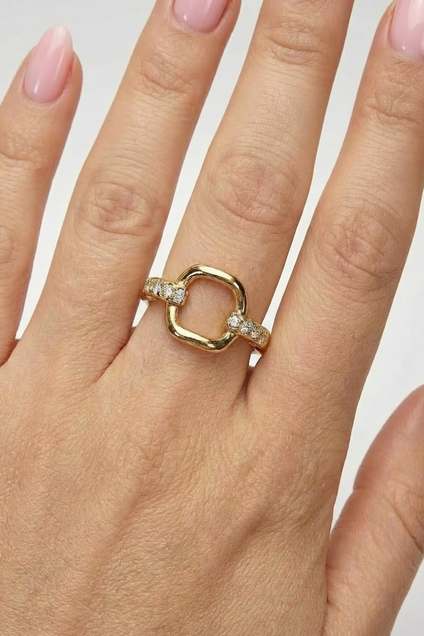 18K Rose Statement Ring