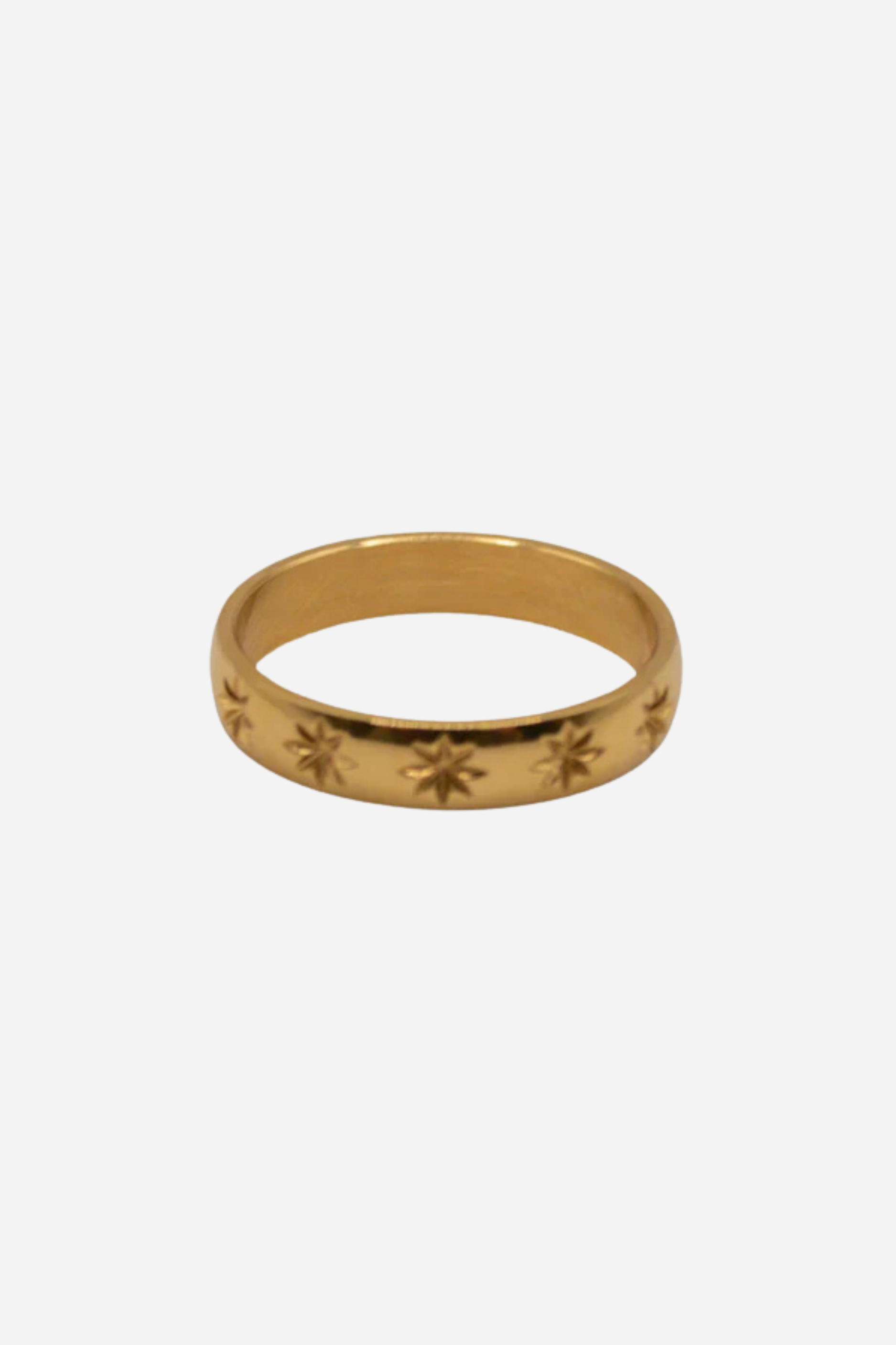 18K Star Stacking Ring - Gold