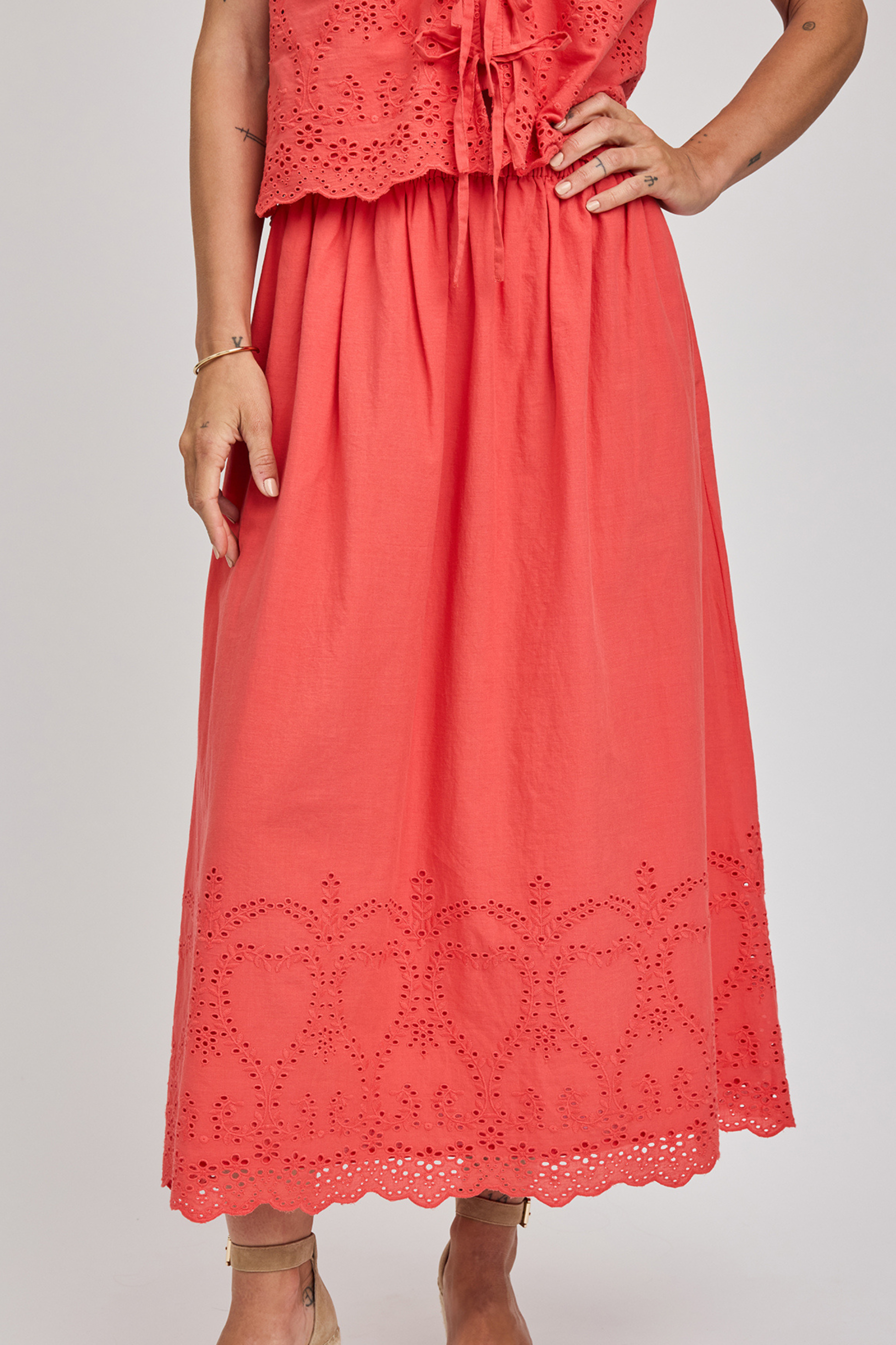 Elodie Maxi Skirt - Grenadine