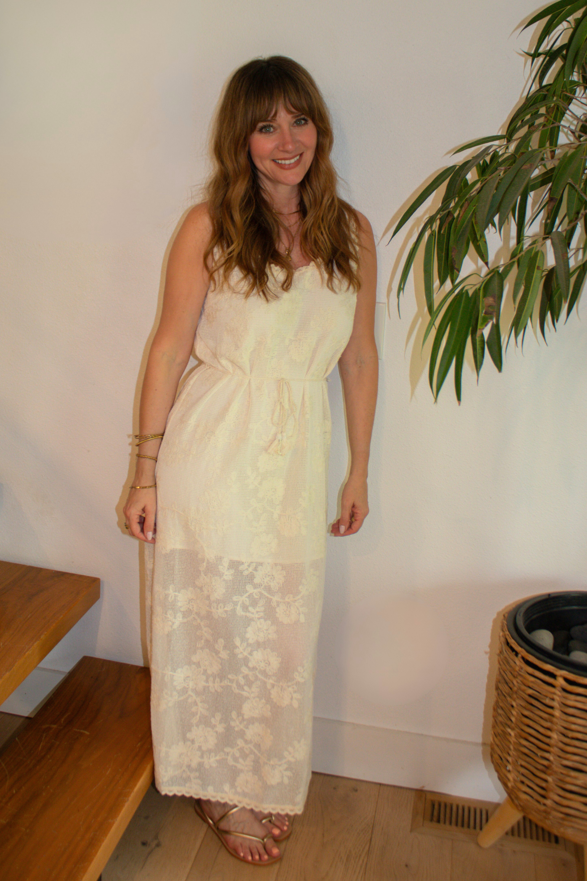 Fiorenza Maxi Dress - Cream