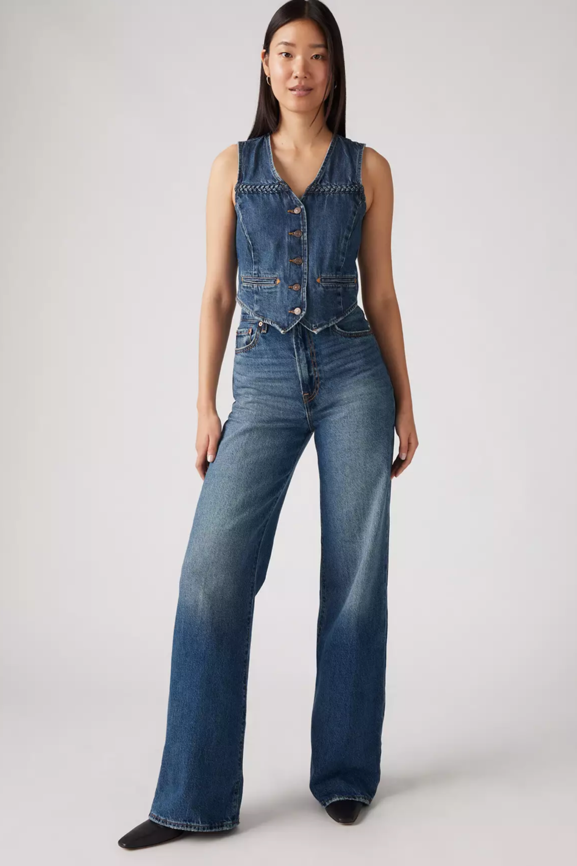 Levi's Ribcage Wide Leg Jeans - Polar Perimeter