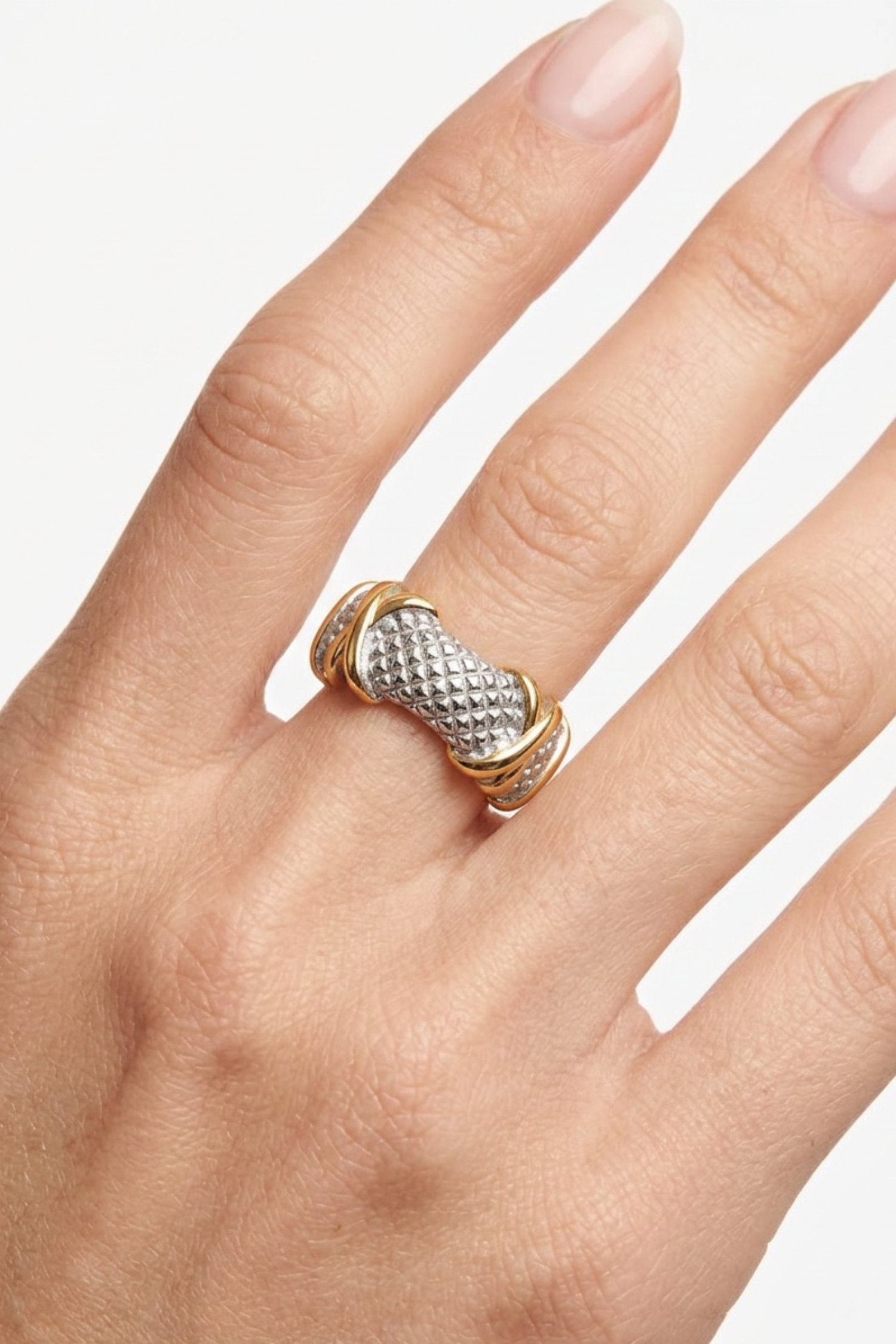 18K Emerson Two Tone Ring