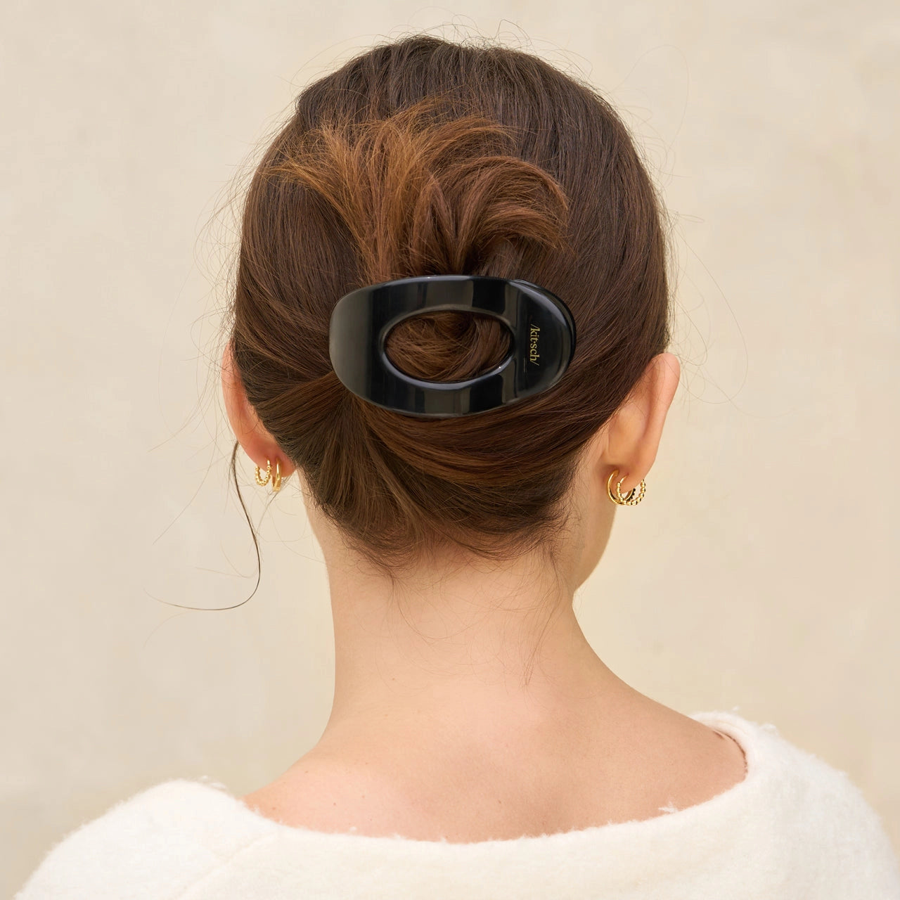 KITSCH - Black Flat Cloud Clip - Medium