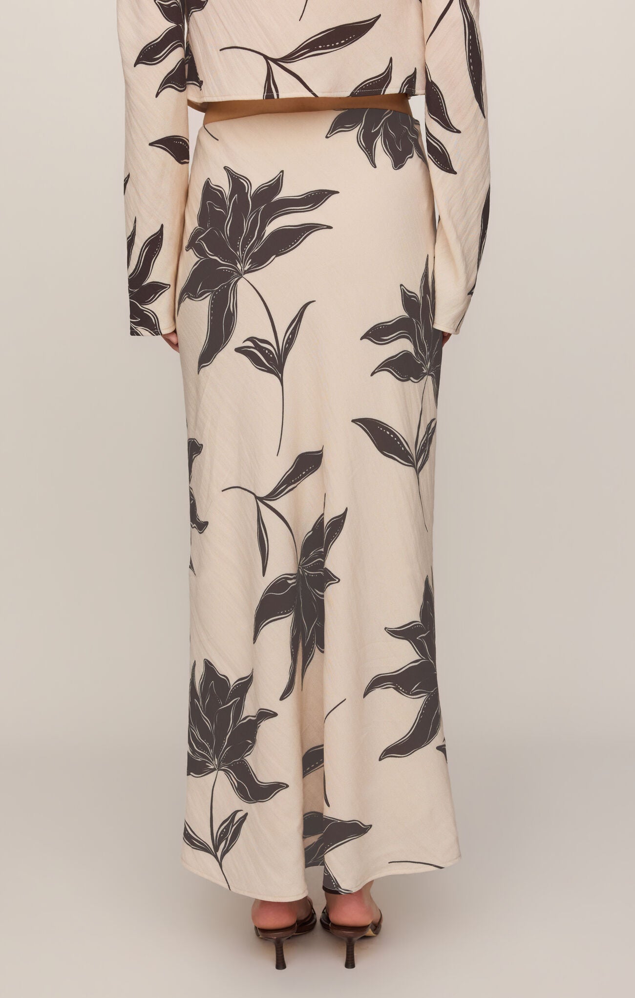 Z Supply - Europa Clem Floral Skirt - Soft Ecru