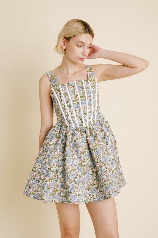 Flora Corset Mini Dress