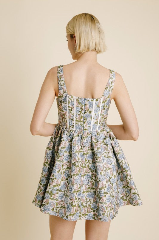 Flora Corset Mini Dress