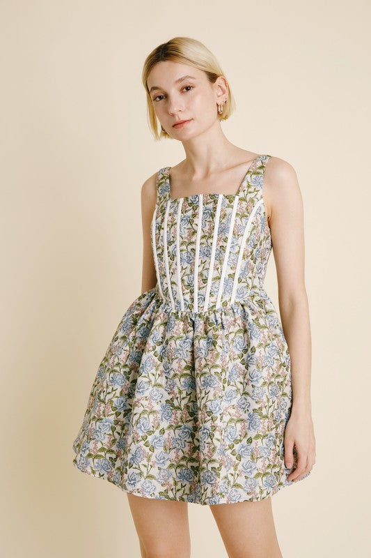 Flora Corset Mini Dress