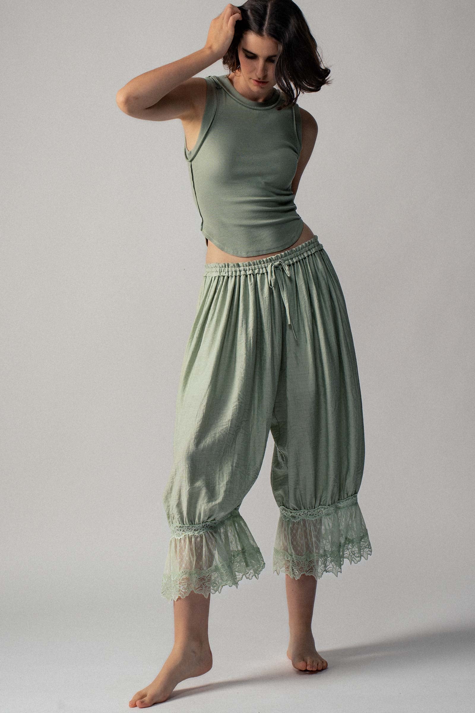 Angelic Bloomer Pants - Sage