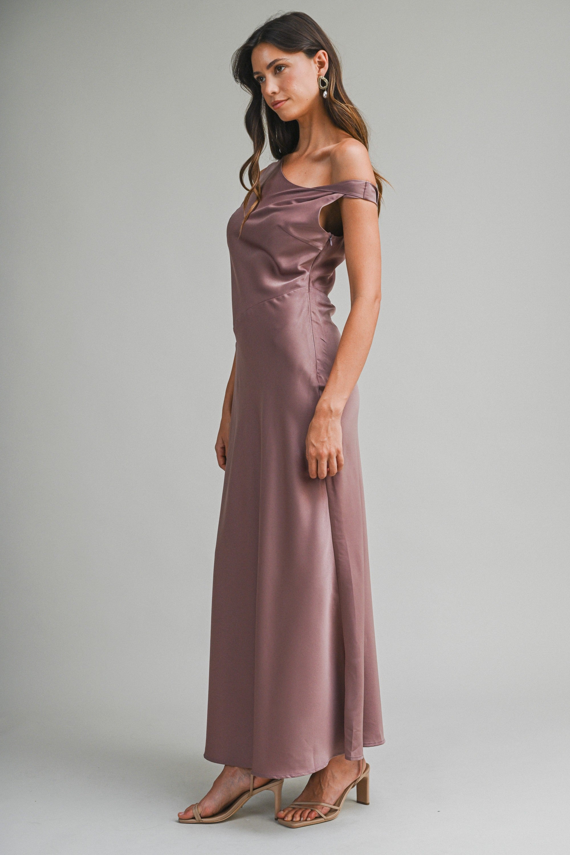 Sophia Maxi Dress - Dark Mauve