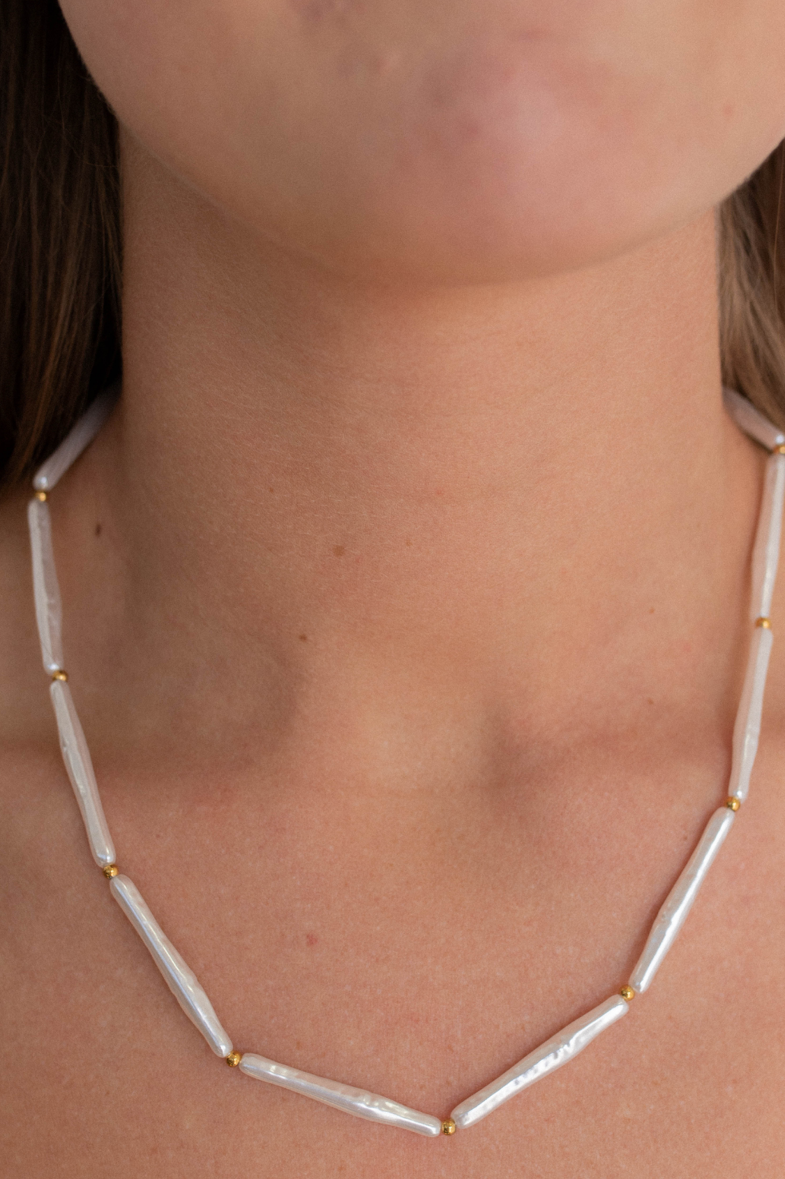 18K Jane Pearl Necklace