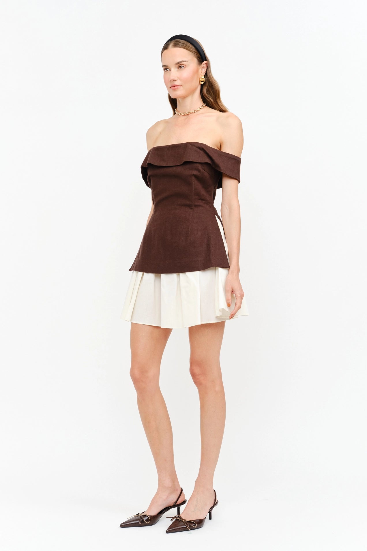 Valerie Dress - Brown