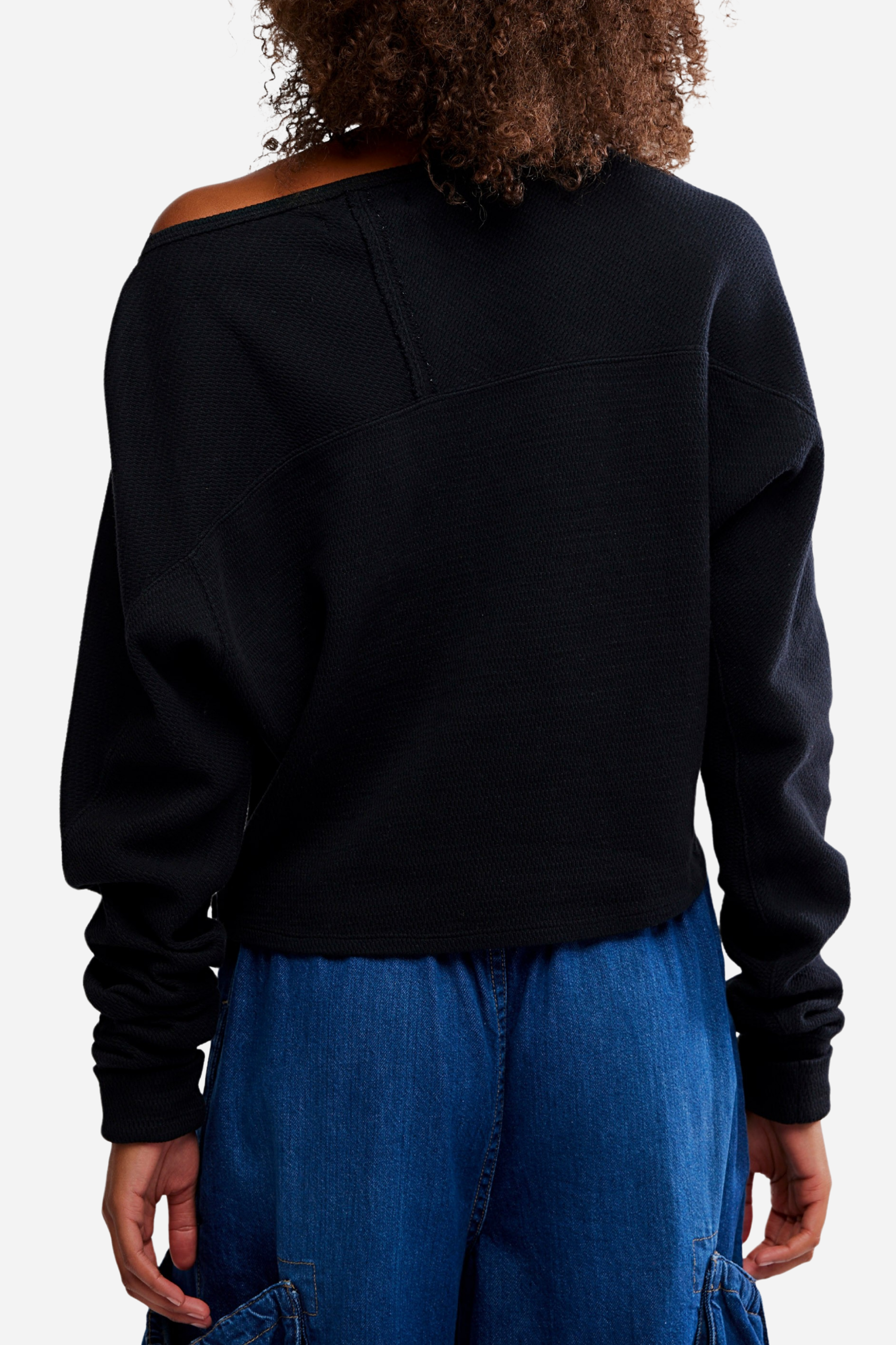 Free People Jess Long Sleeve - Black
