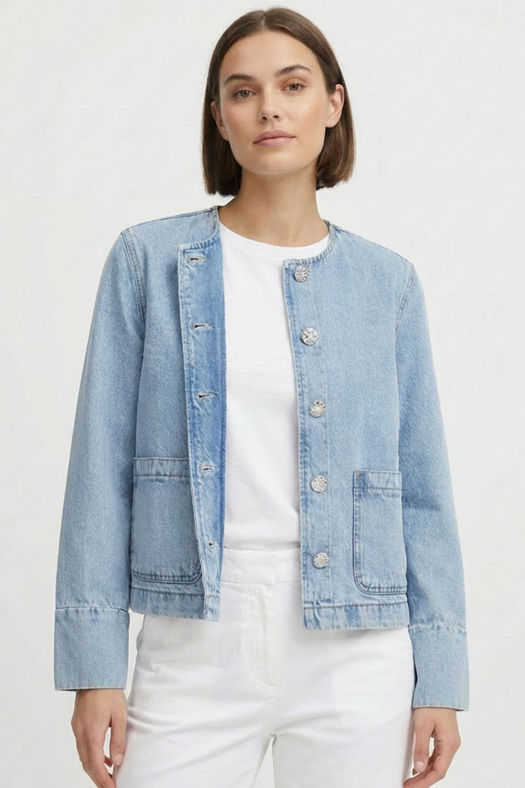 Bykacila Denim Jacket - Light Blue