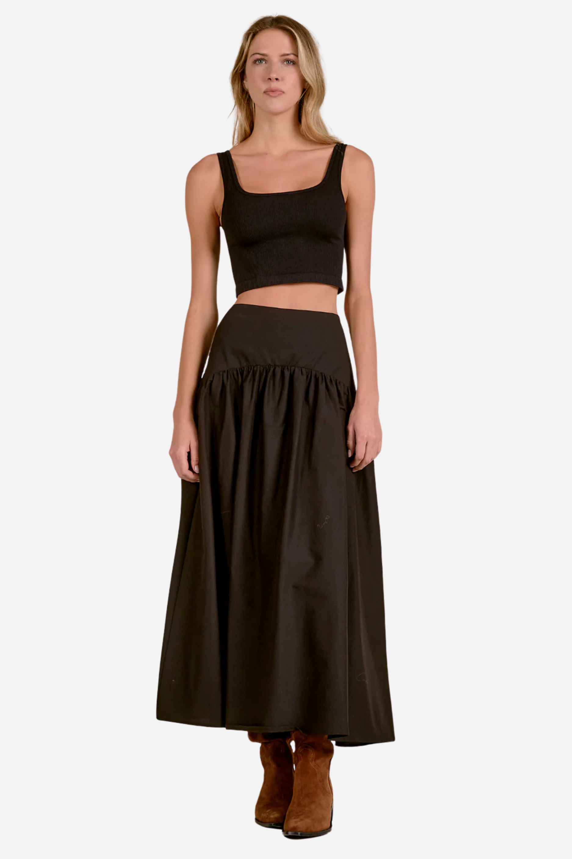 Claudia Maxi Skirt - Black