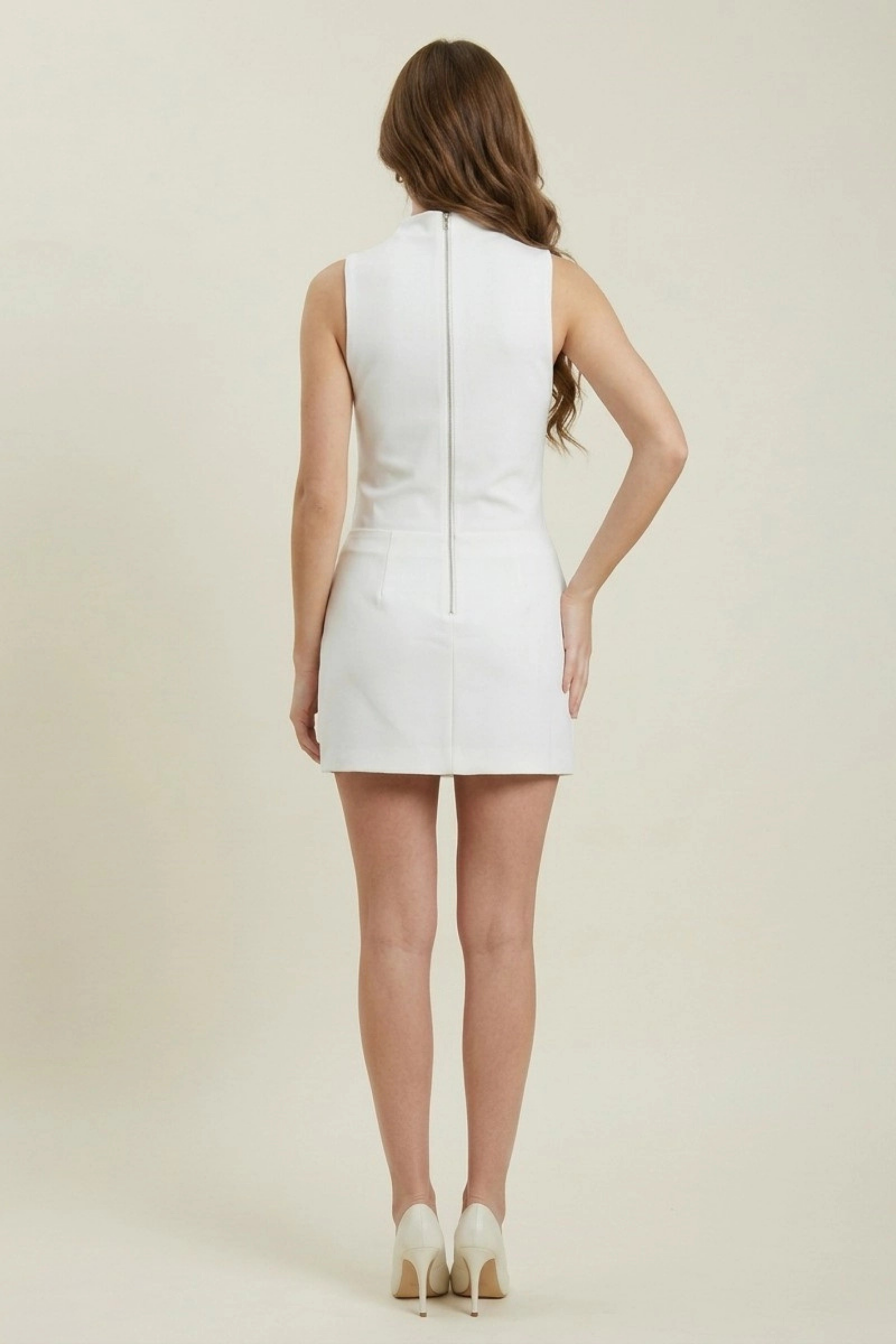 Isla Mini Dress - White