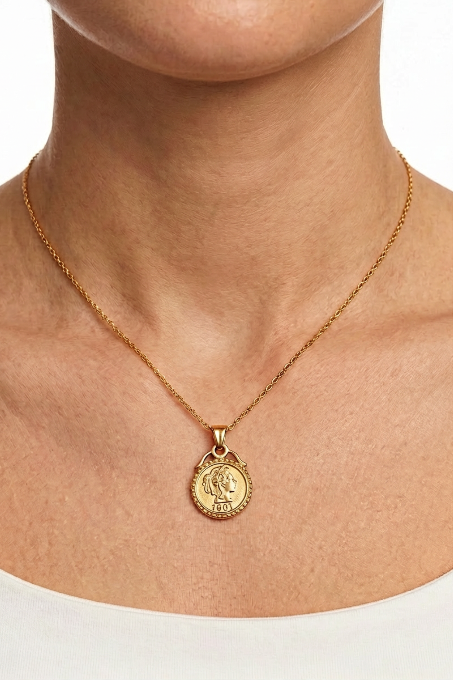18K Avery Coin Necklace