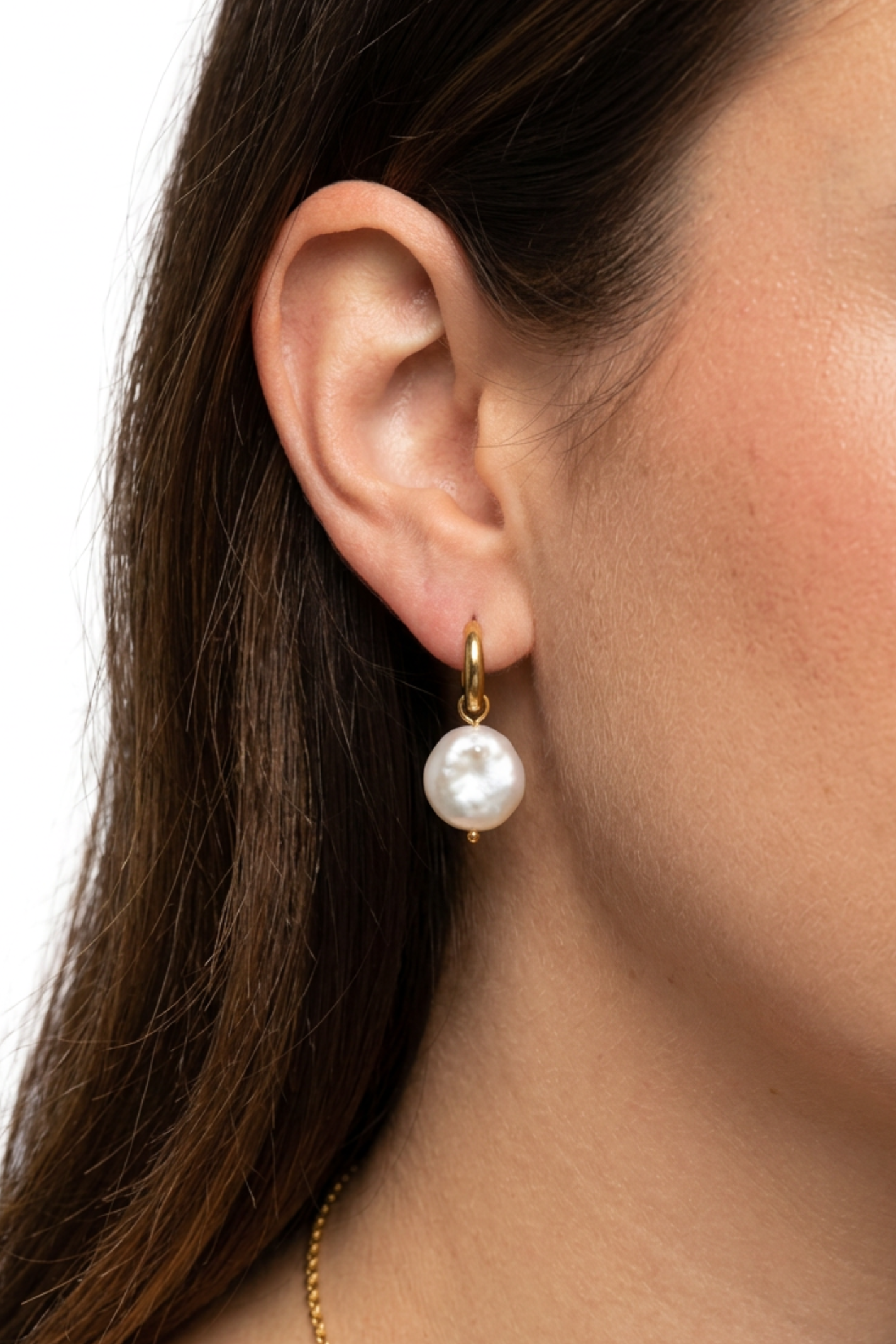 18K Avery Pearl Earrings