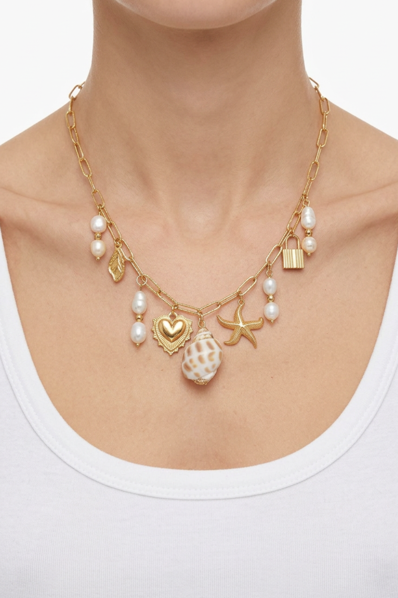 18K Under The Sea Charm Necklace
