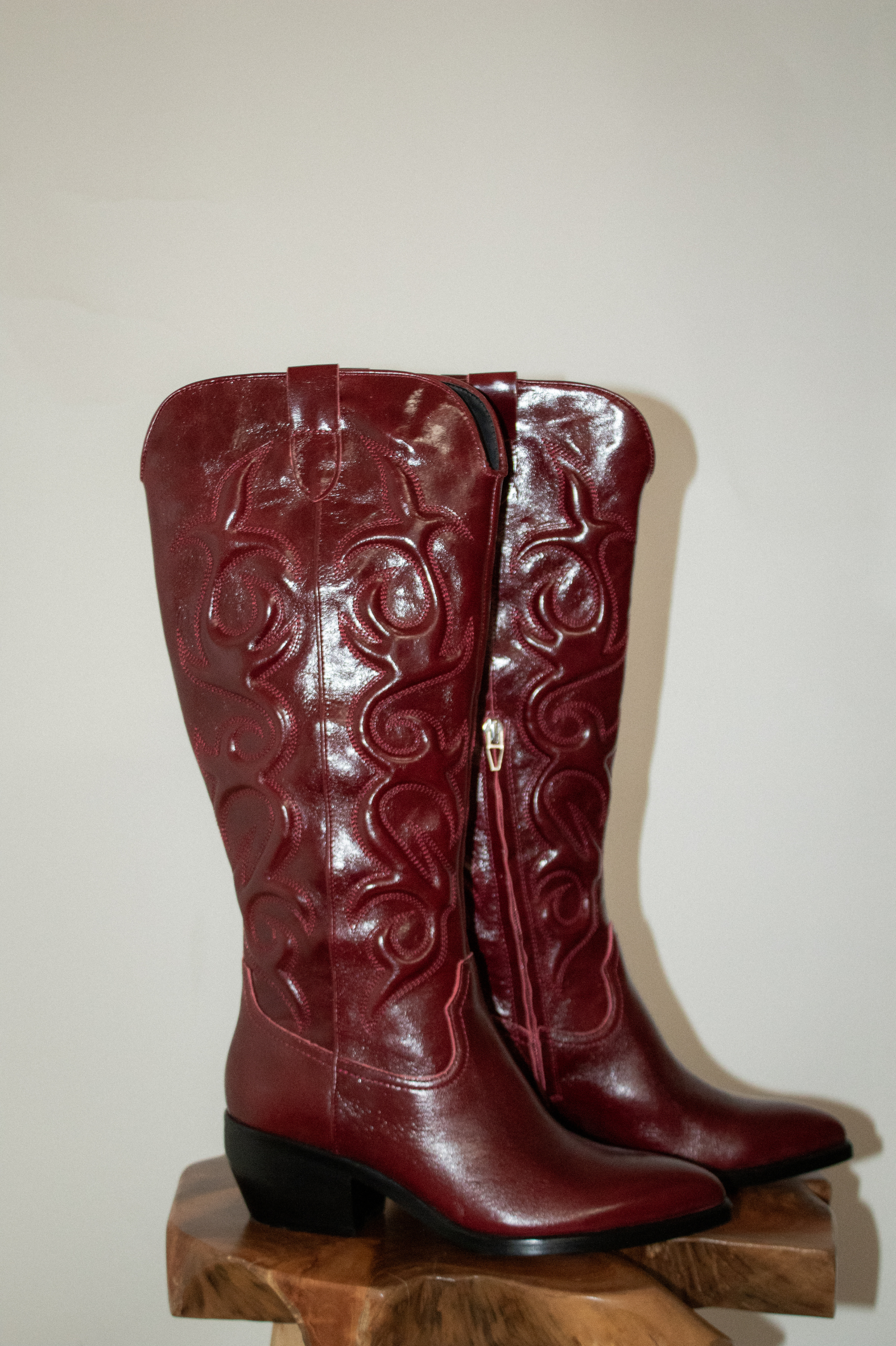 Dolce Vita Mirla Boots - Oxblood Leather